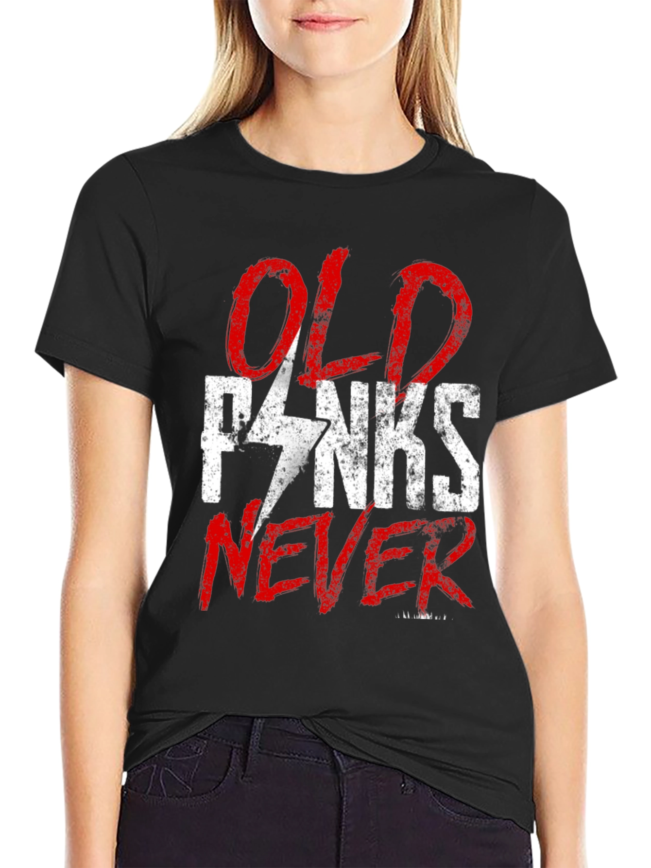 Old Punks Never Die Graphic T-Shirt
