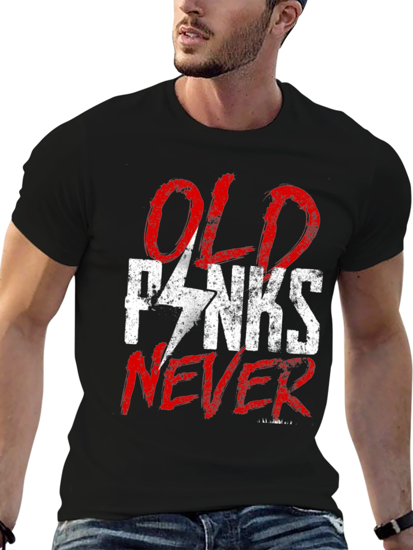 Old Punks Never Die Graphic T-Shirt