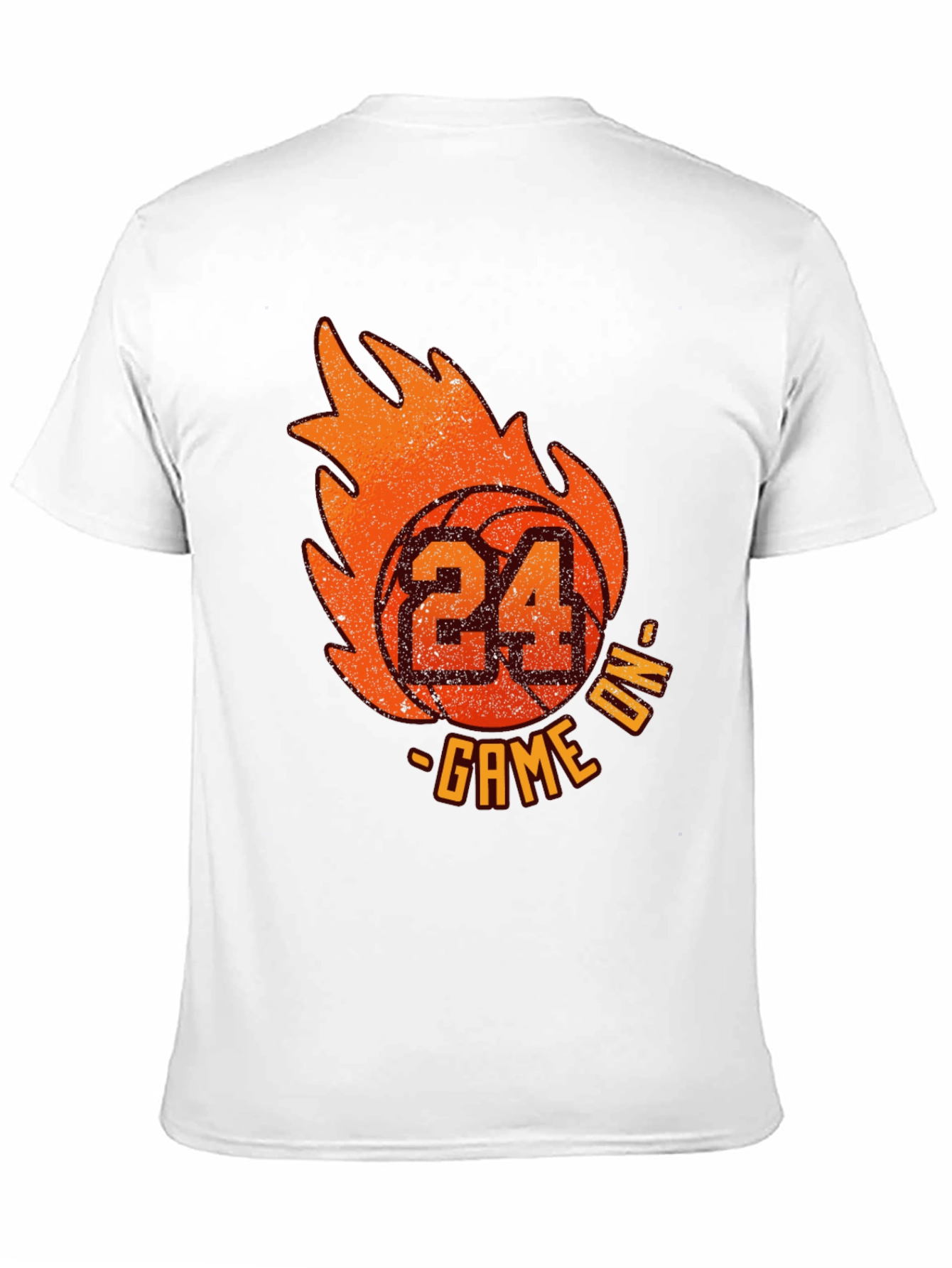 Basketball 24 Game On Graphic T-Shirt