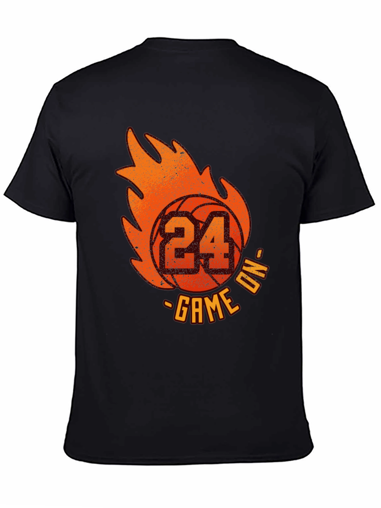 Basketball 24 Game On Graphic T-Shirt