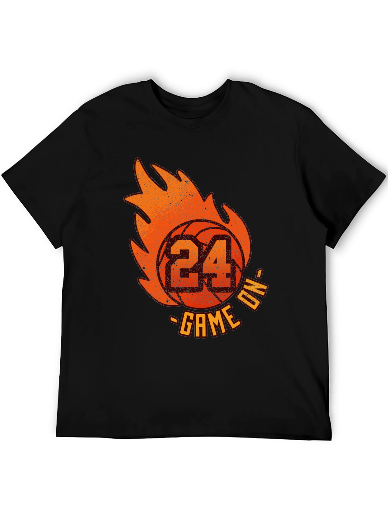 Basketball 24 Game On Graphic T-Shirt