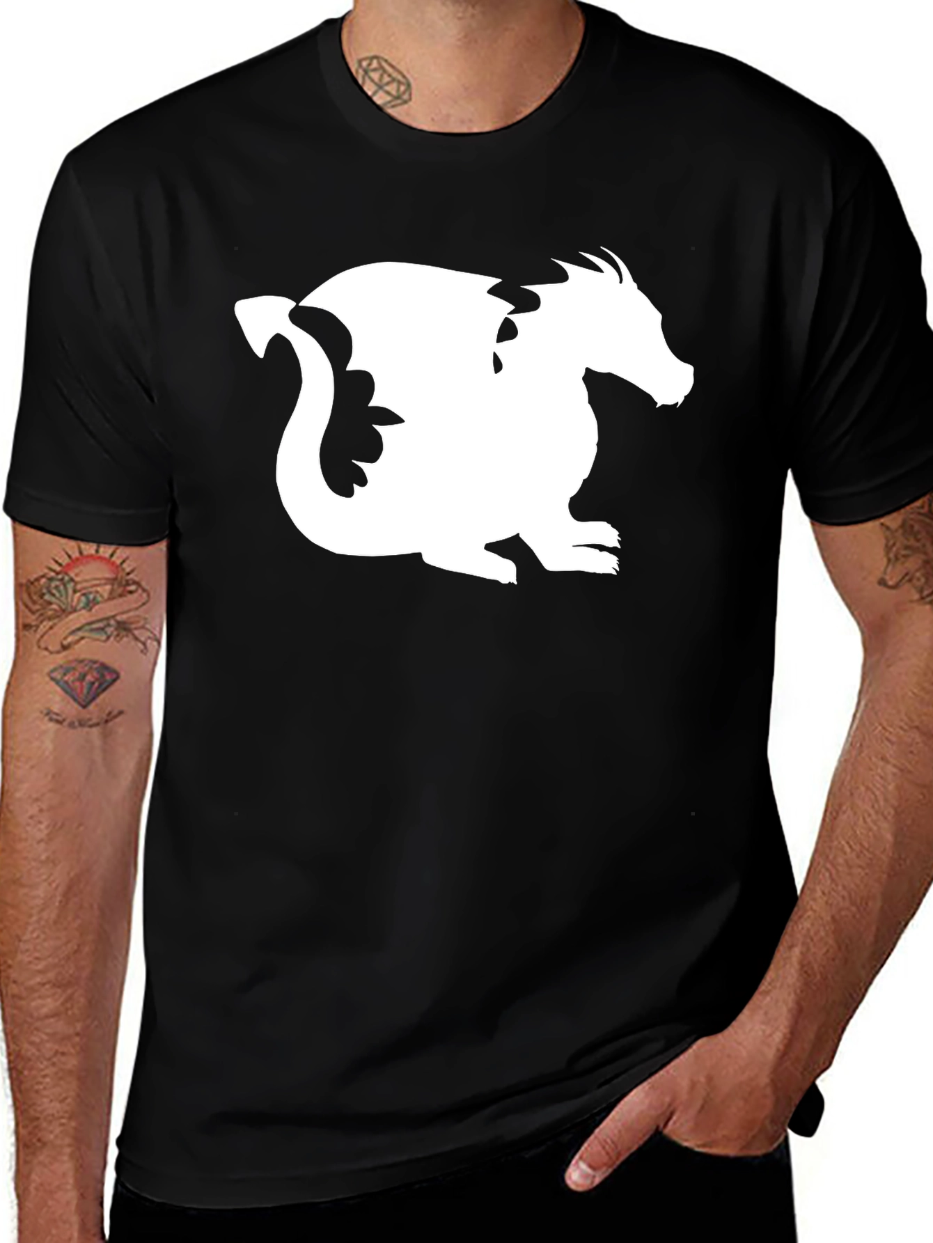 Dragon Graphic Black T-Shirt