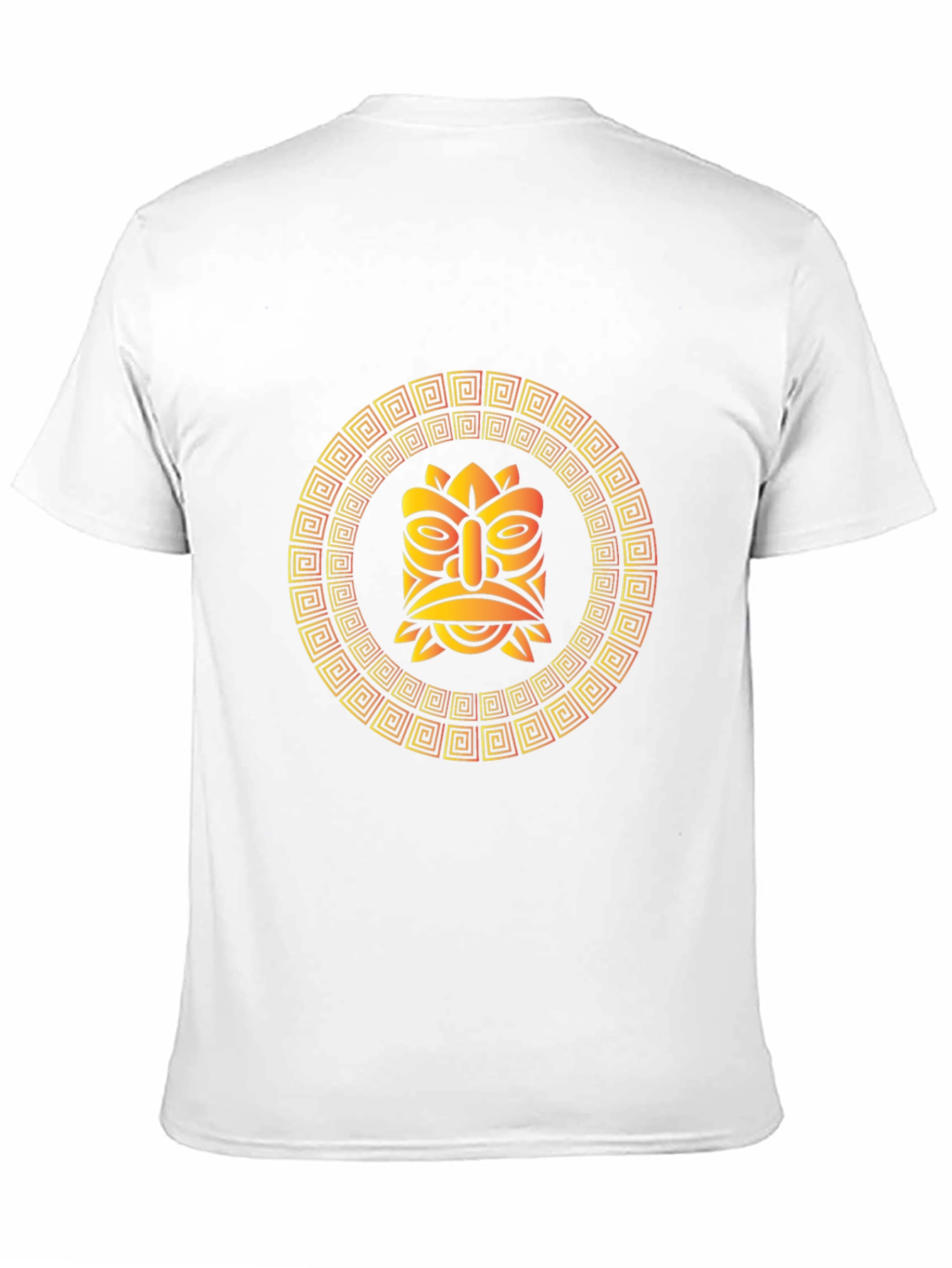 Tribal Tiki Mask Graphic T-Shirt