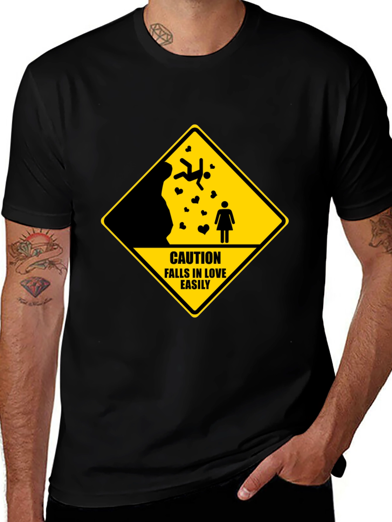 Caution Falls in Love Easily T-Shirt
