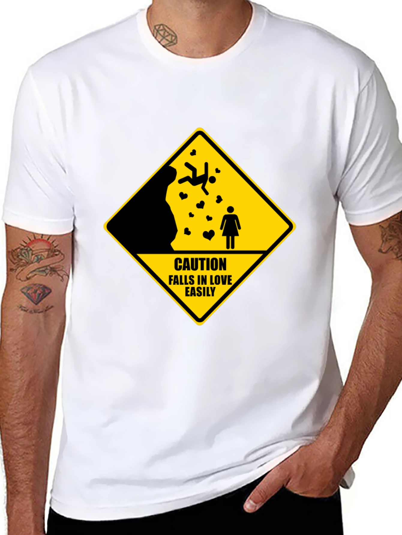 Caution Falls in Love Easily T-Shirt