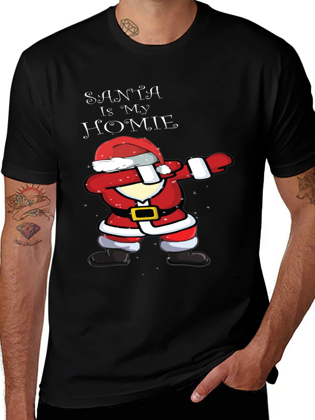 Santa Is My Homie Christmas T-Shirt