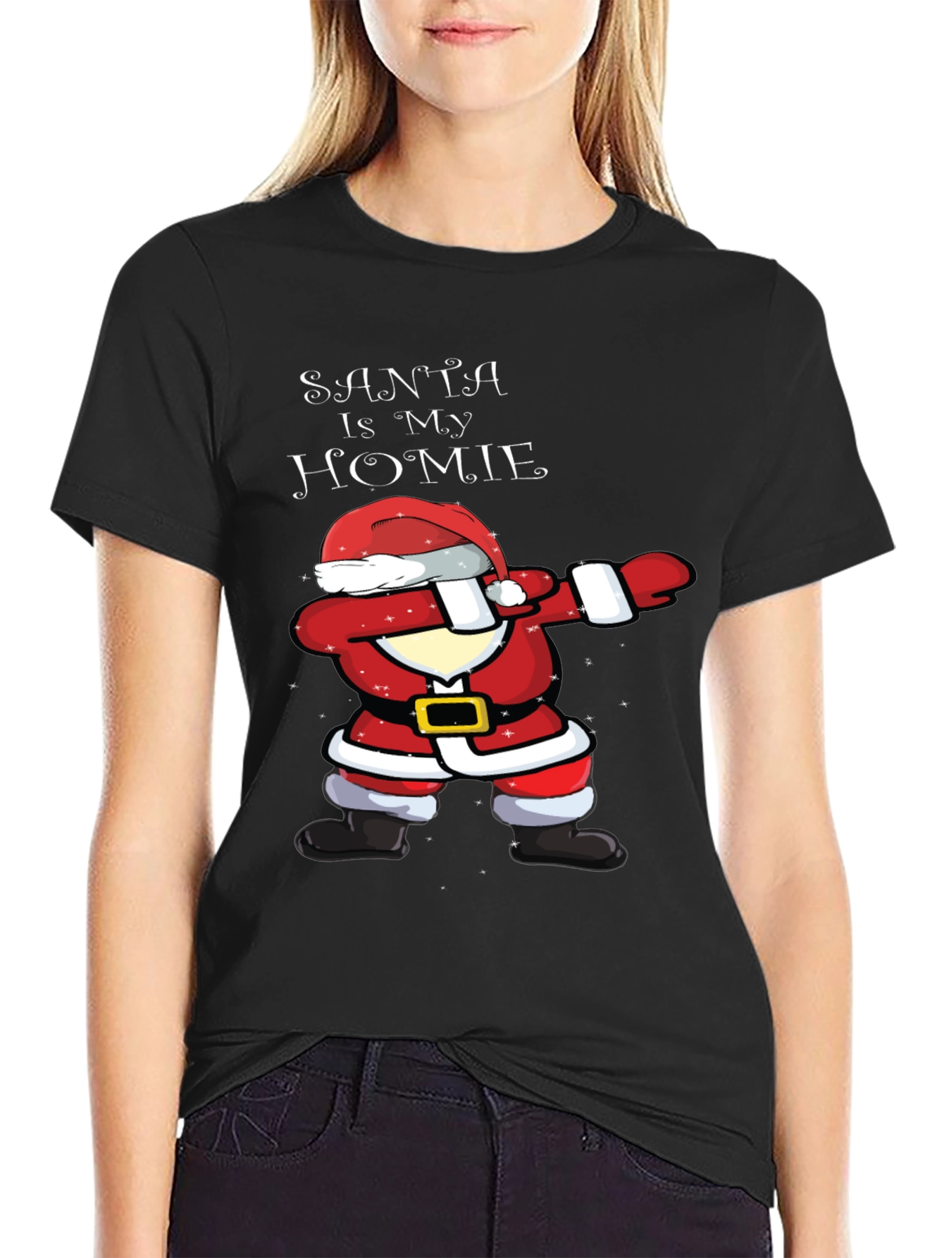 Santa Is My Homie Christmas T-Shirt
