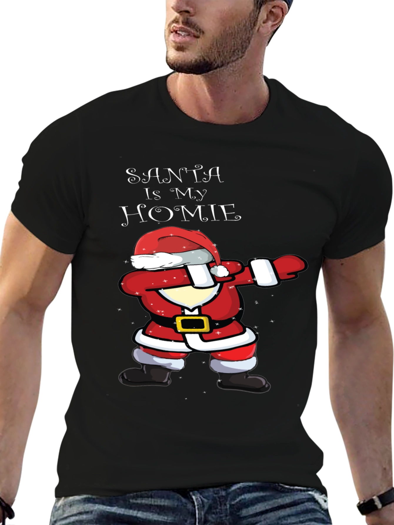 Santa Is My Homie Christmas T-Shirt