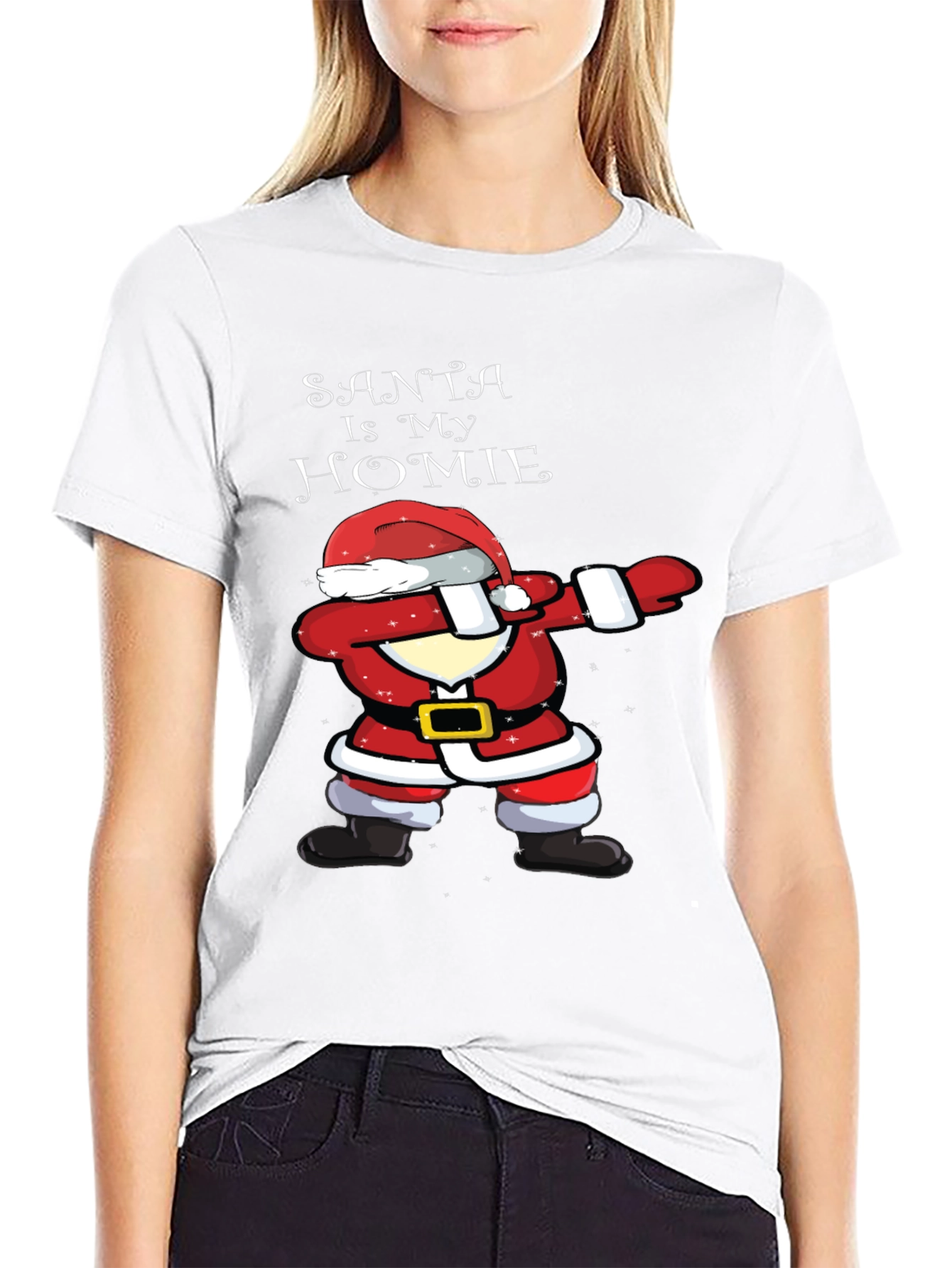 Santa Is My Homie Christmas T-Shirt