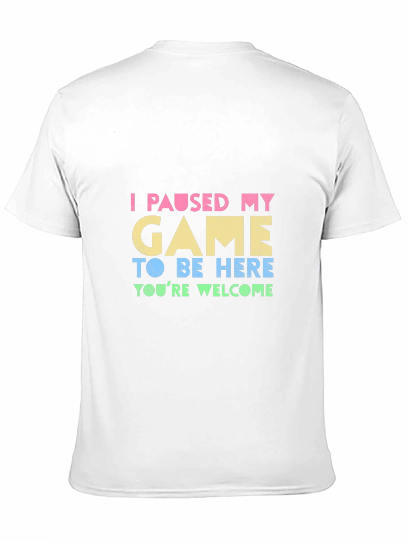 Funny Gamer T-Shirt: I Paused My Game
