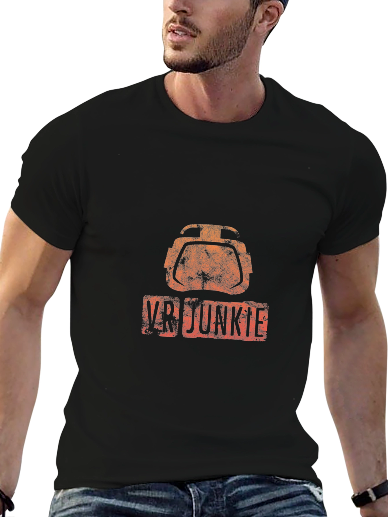 VR Junkie Black T-Shirt