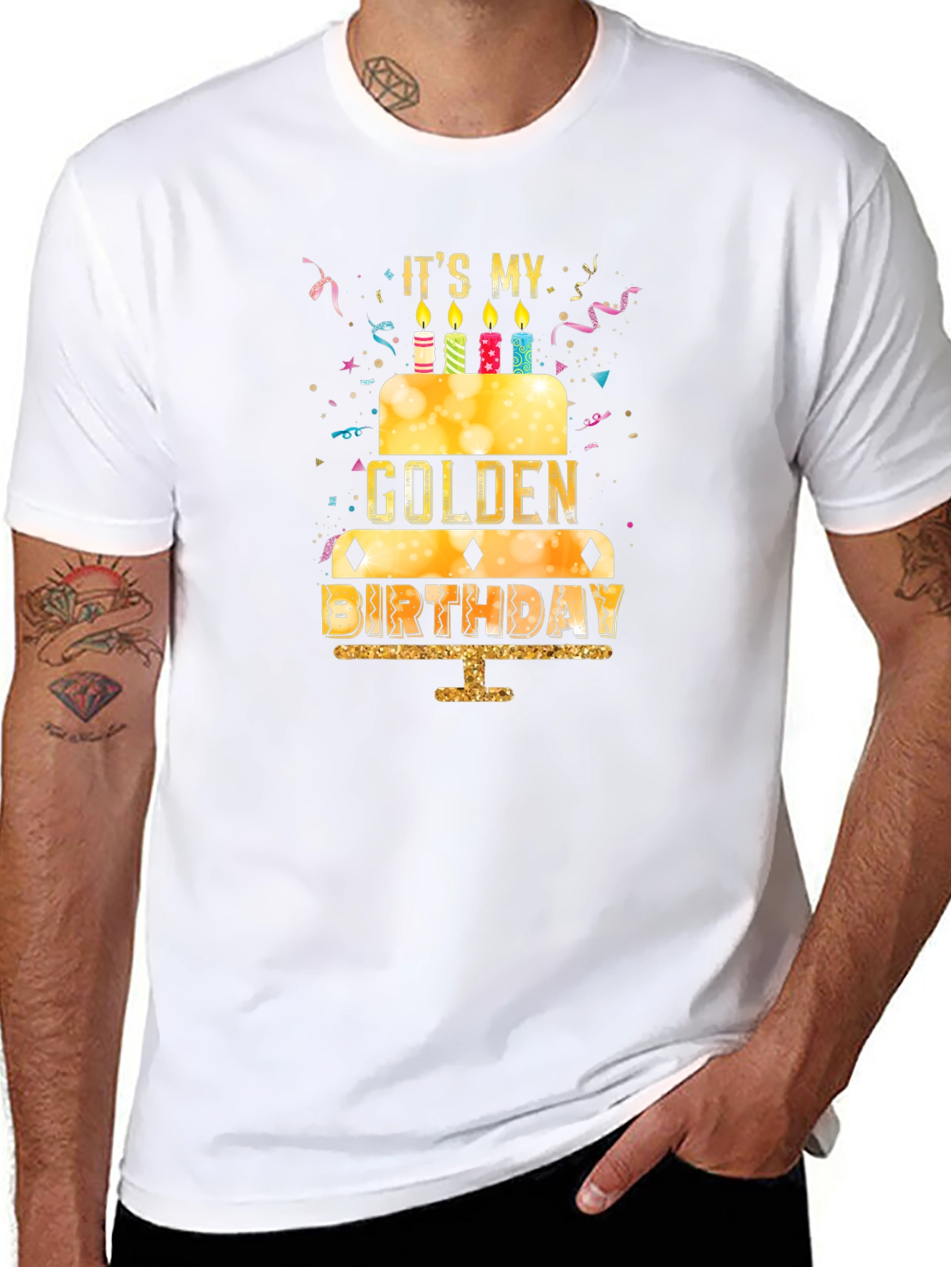 Golden Birthday T-Shirt - Novelty Birthday Gift