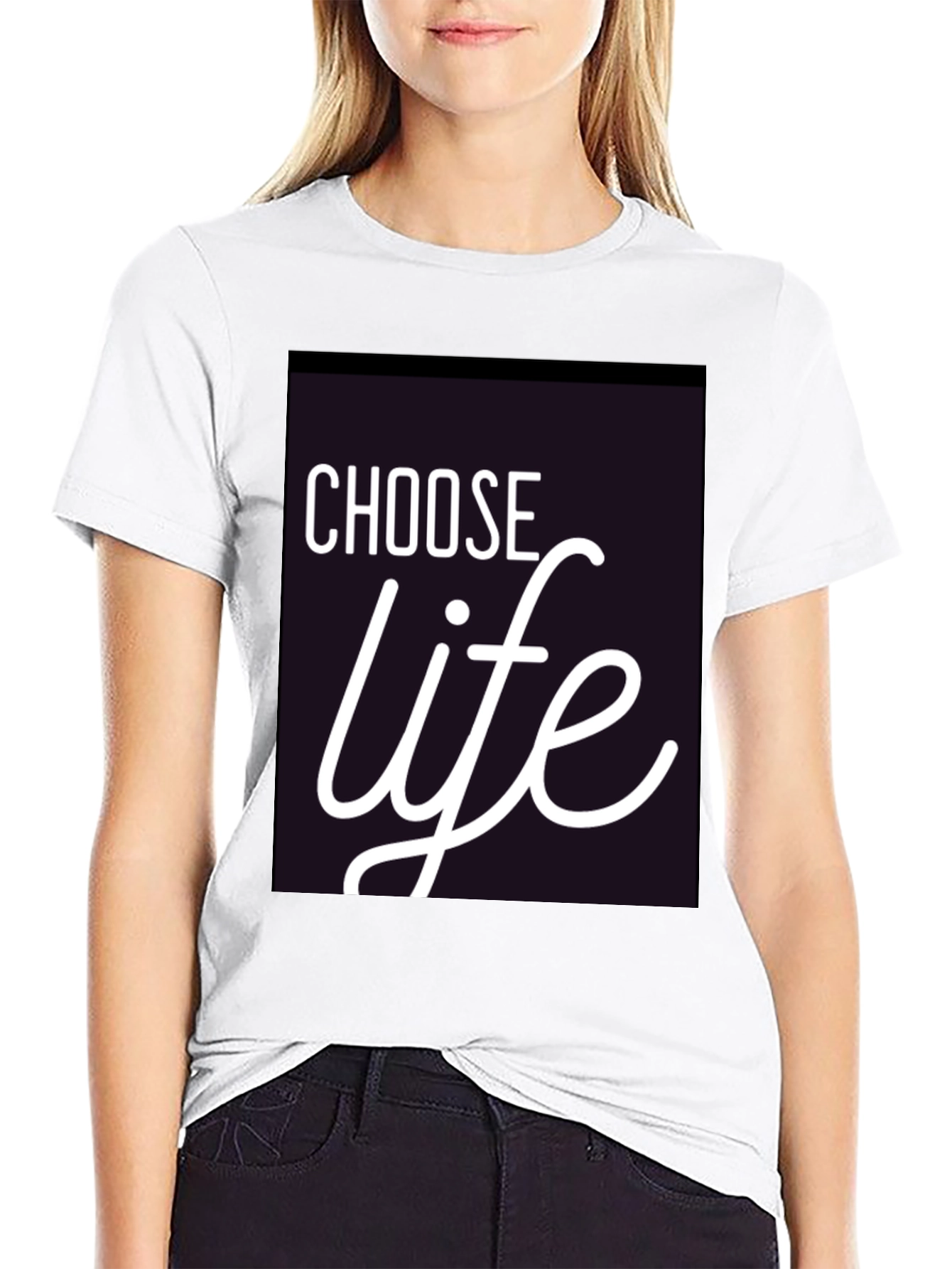 Choose Life Black T-Shirt
