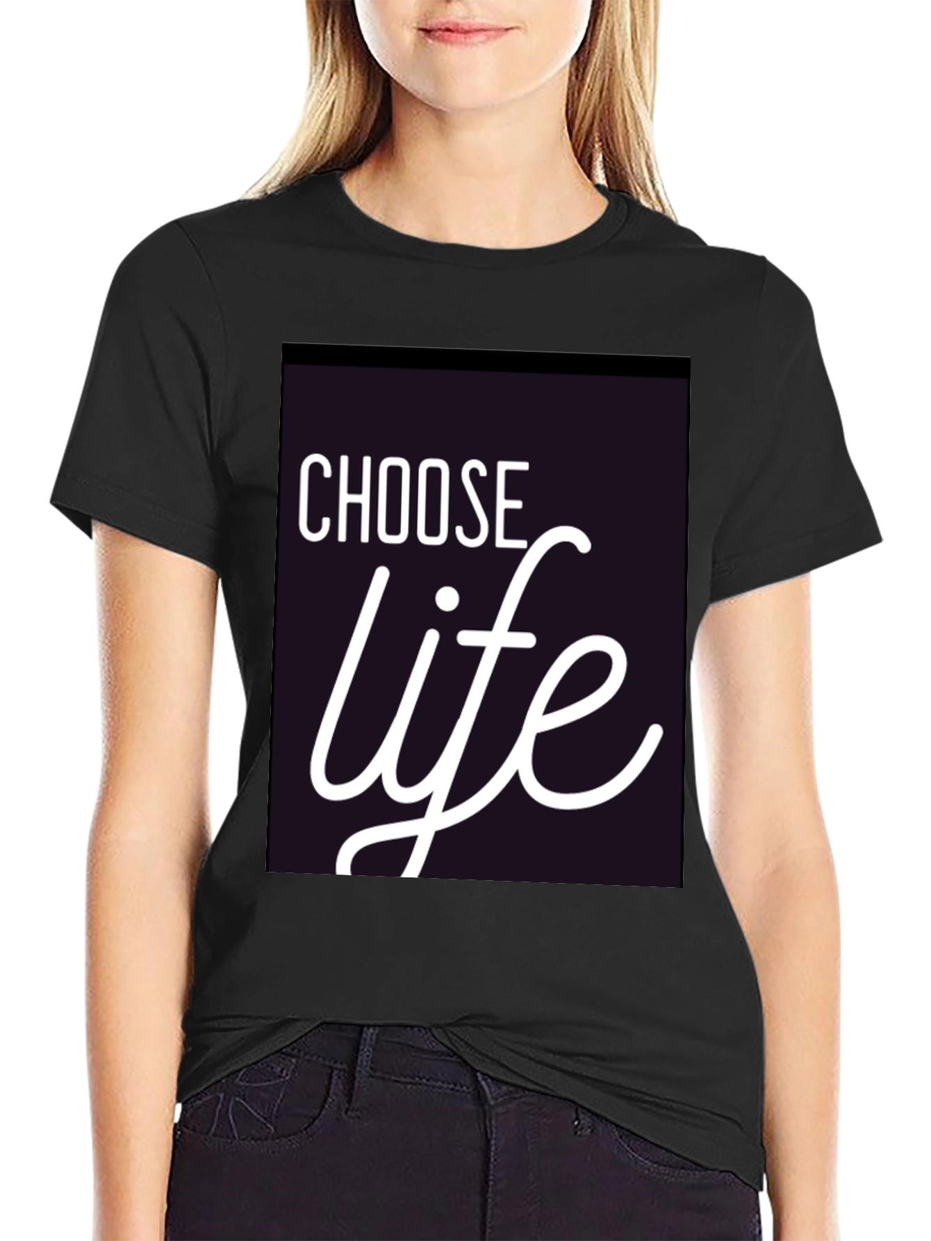 Choose Life Black T-Shirt