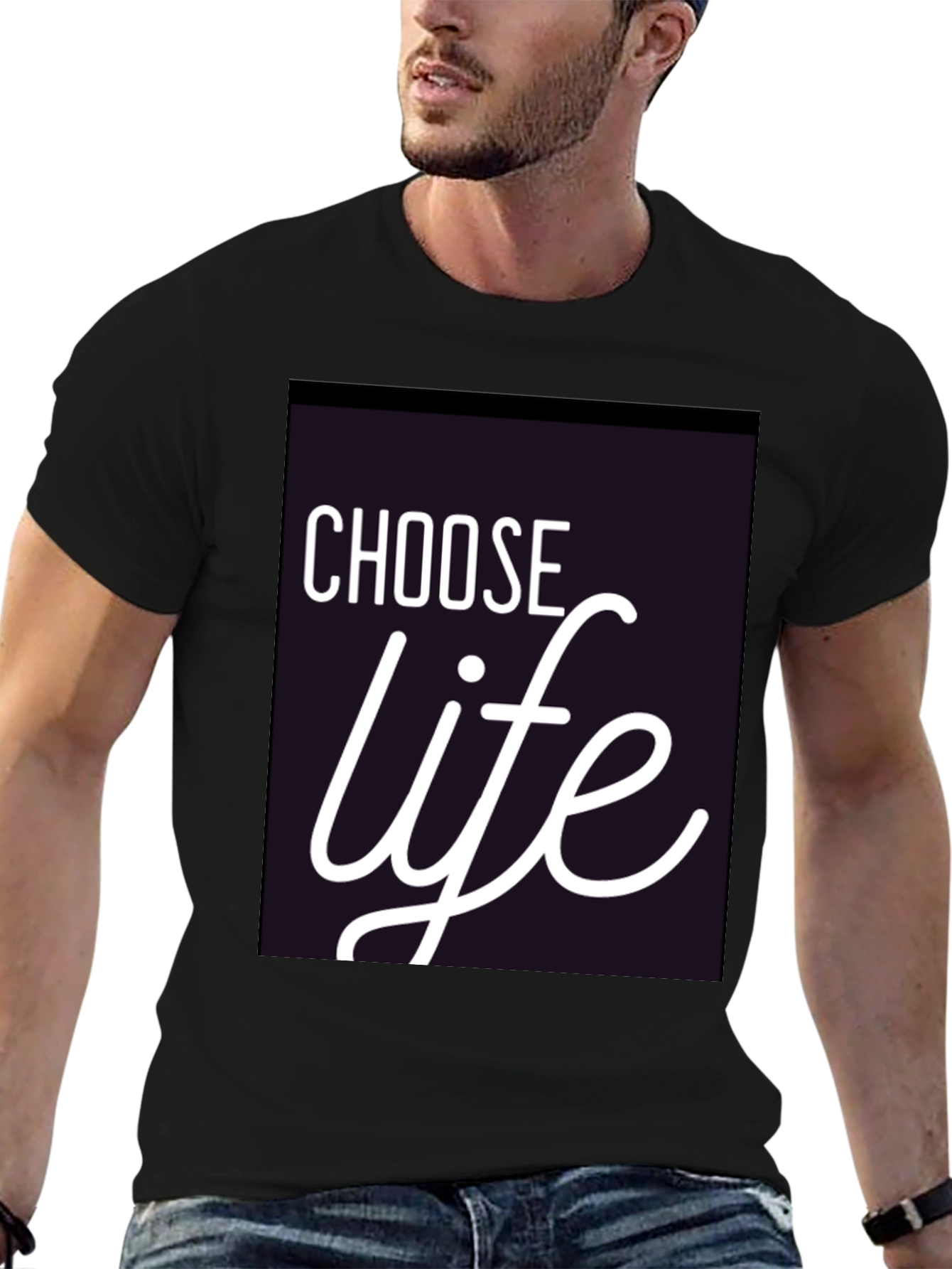 Choose Life Black T-Shirt
