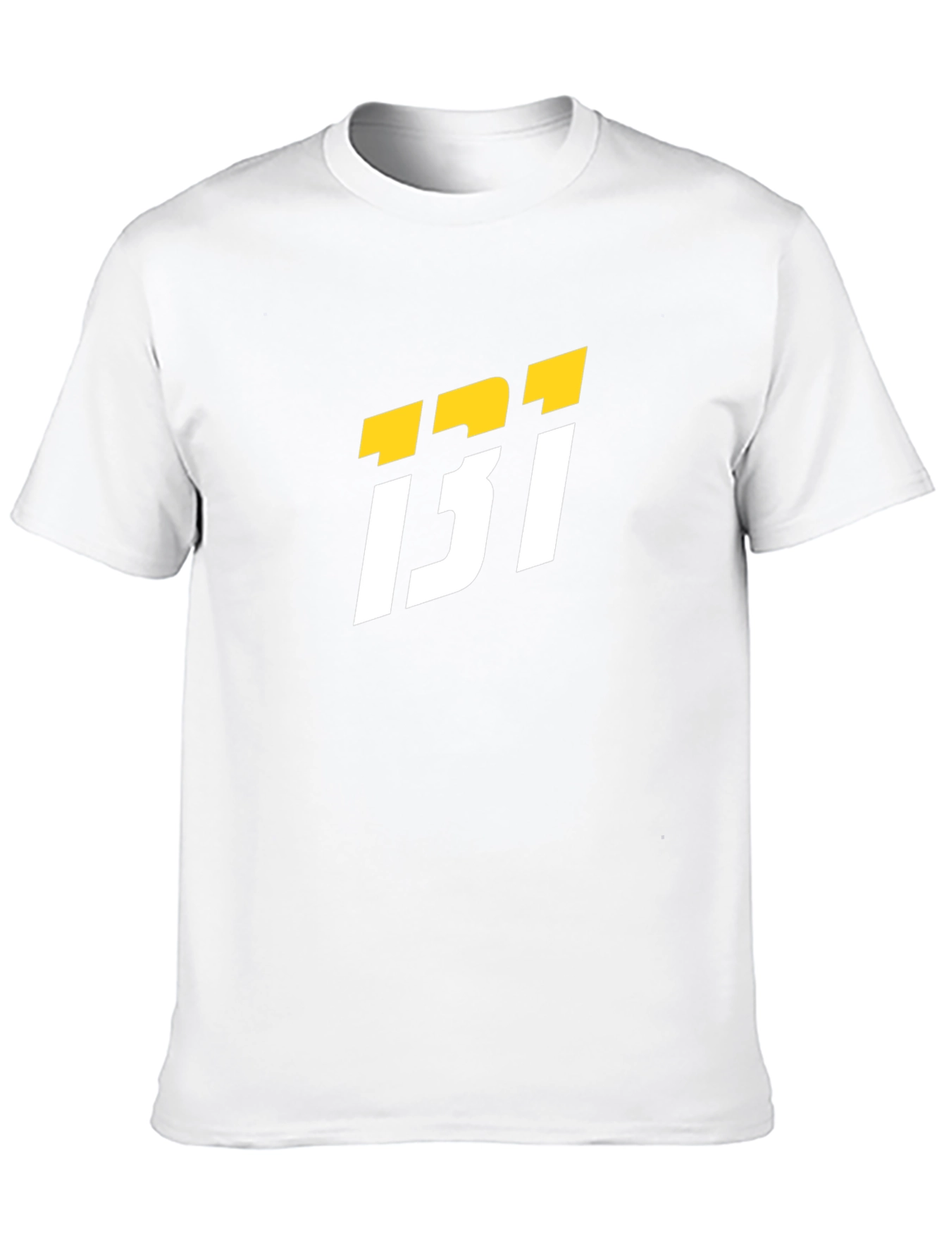 Black T-Shirt with Bold Graphic Design