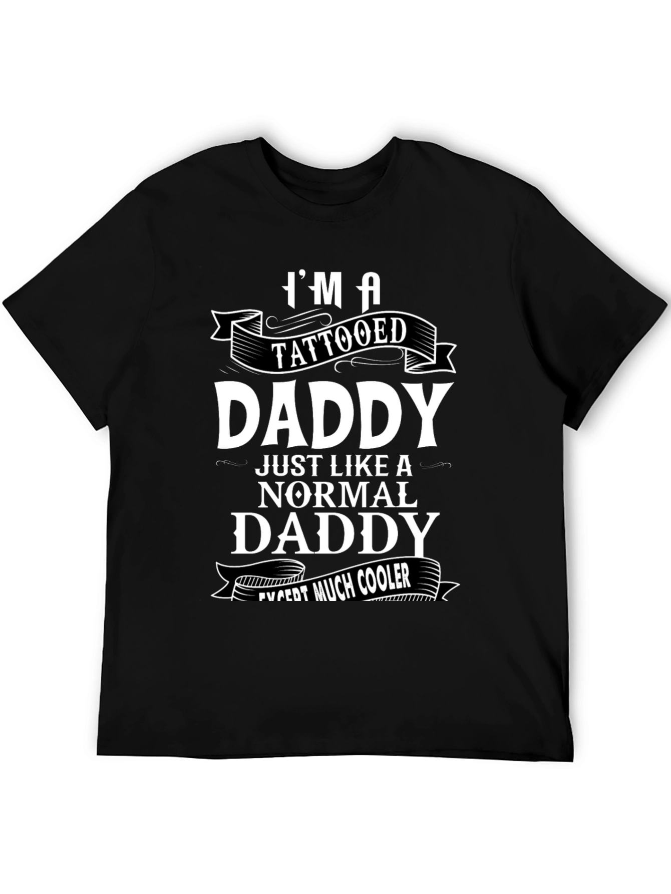 Tattooed Daddy Graphic Tee - Cool Dad Shirt