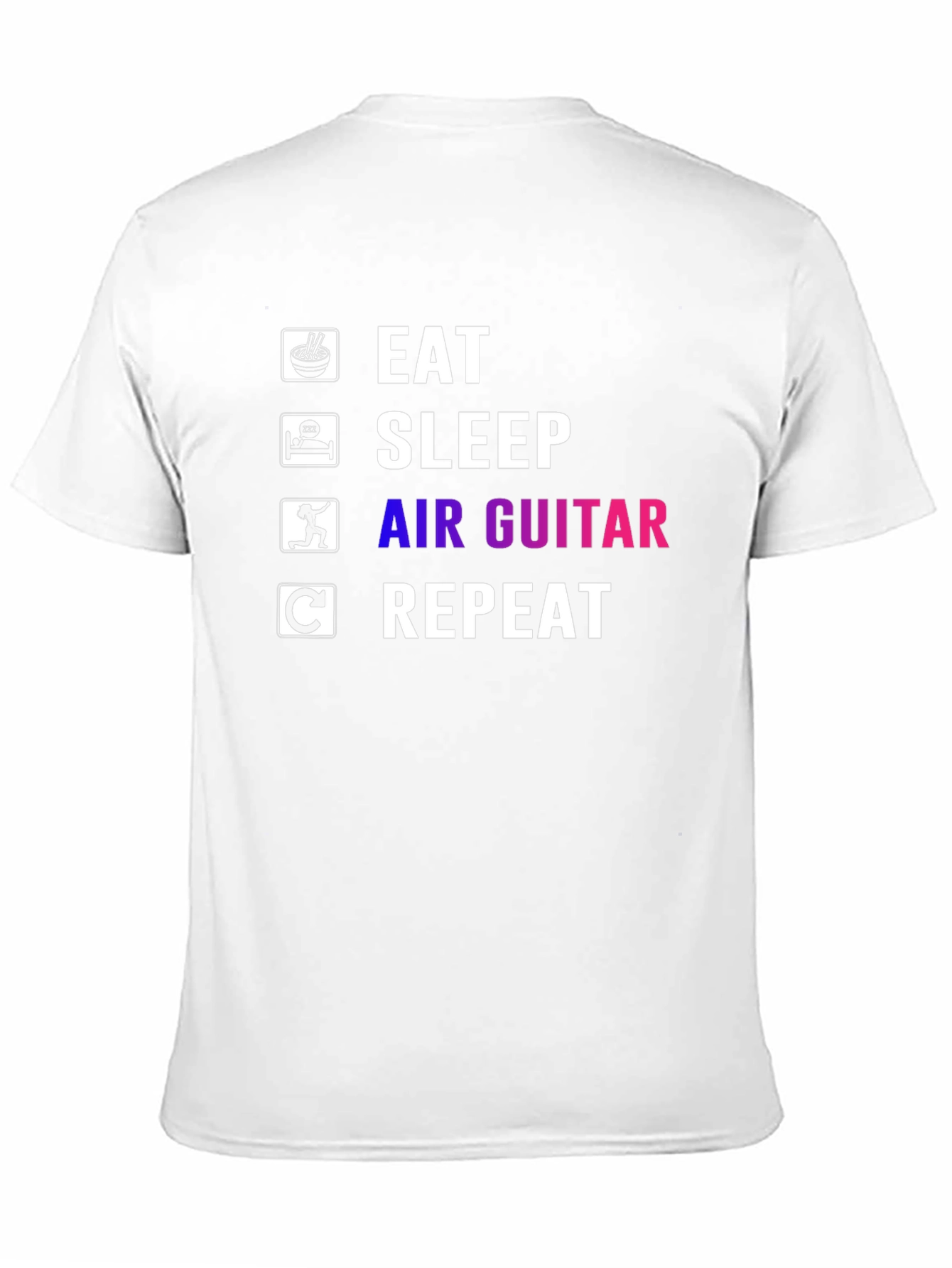 Eat Sleep Air Guitar Repeat T-Shirt