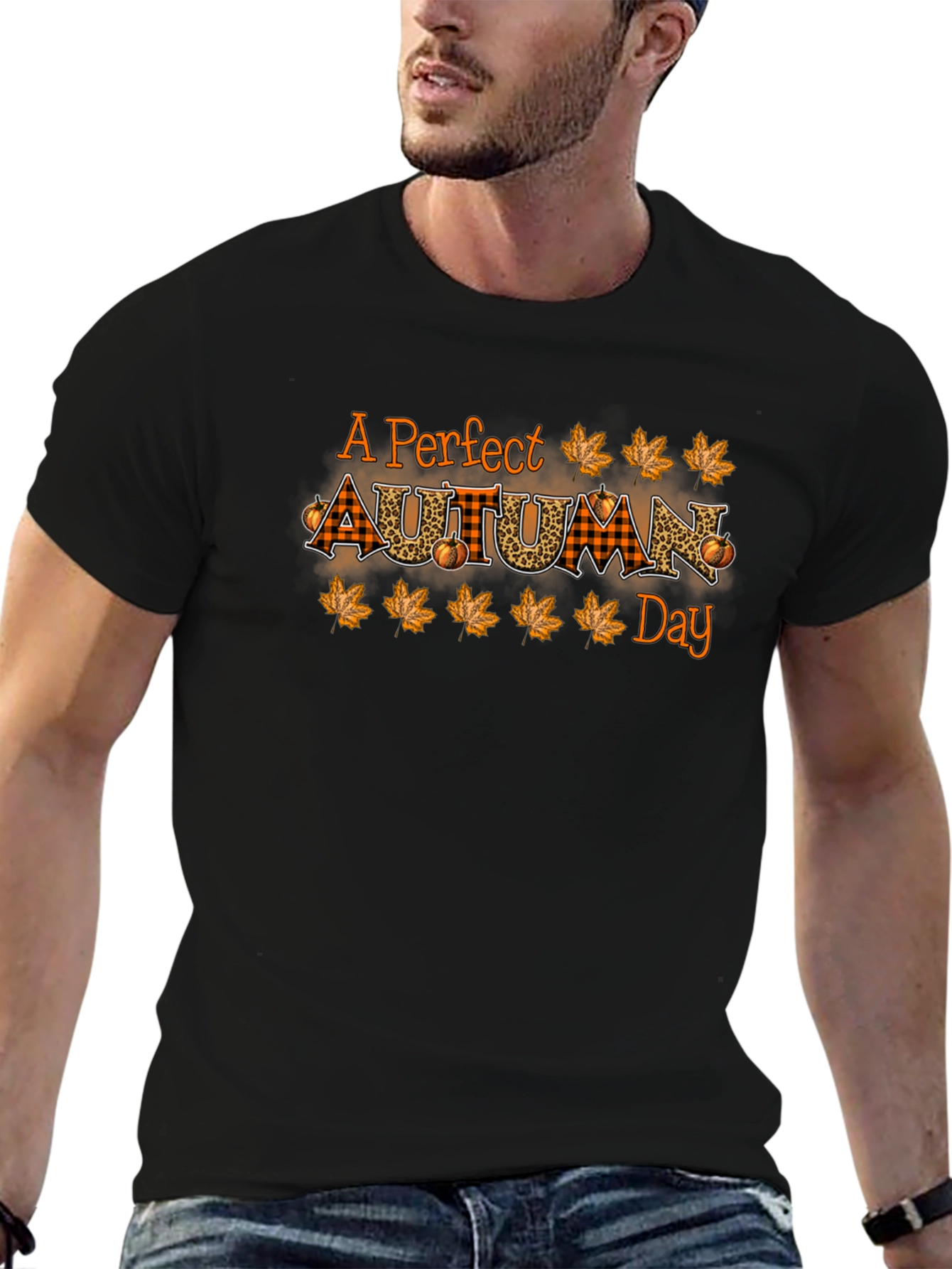 Perfect Autumn Day T-Shirt Fall Graphic Tee