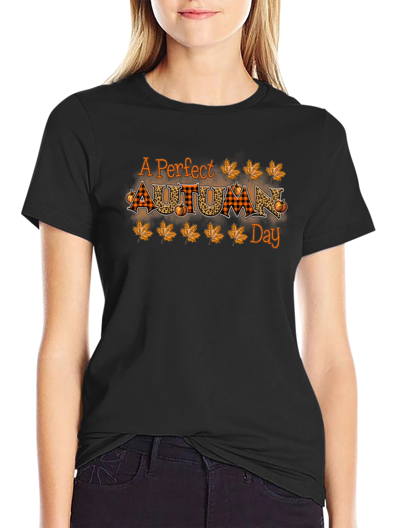 Perfect Autumn Day T-Shirt Fall Graphic Tee