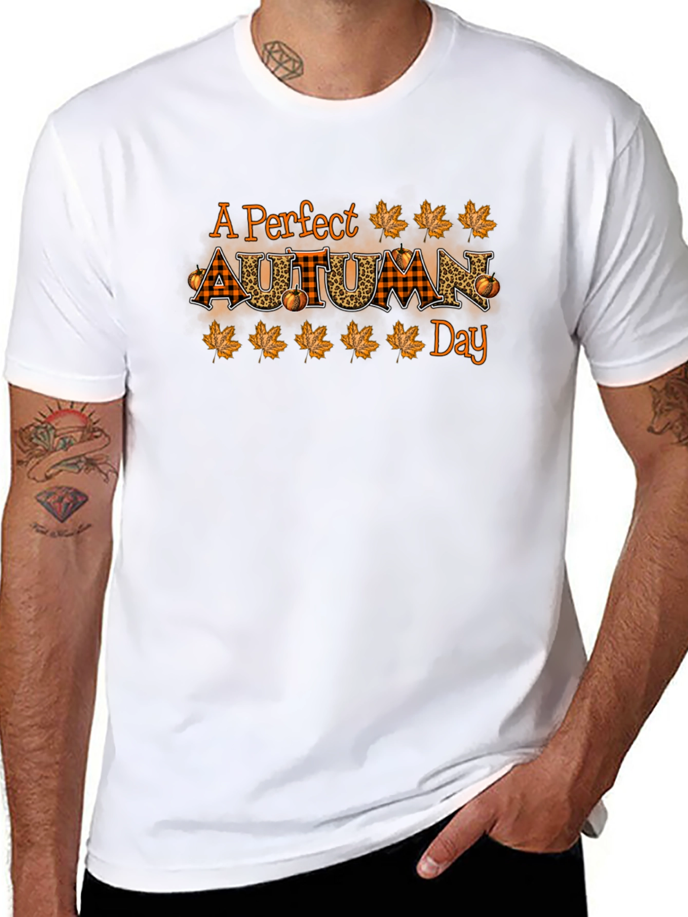 Perfect Autumn Day T-Shirt Fall Graphic Tee