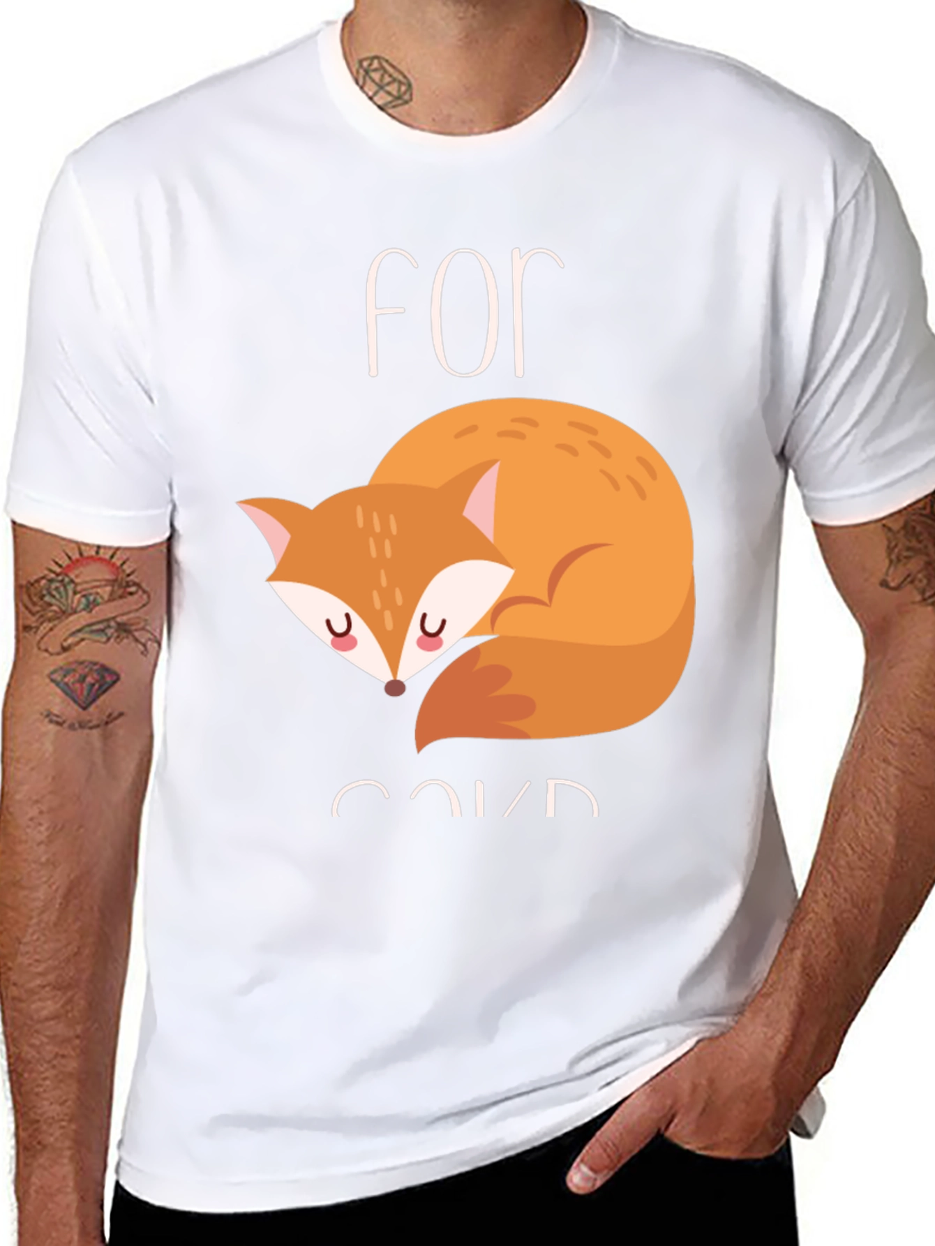 Cute Fox Graphic T-Shirt - Cozy and Stylish