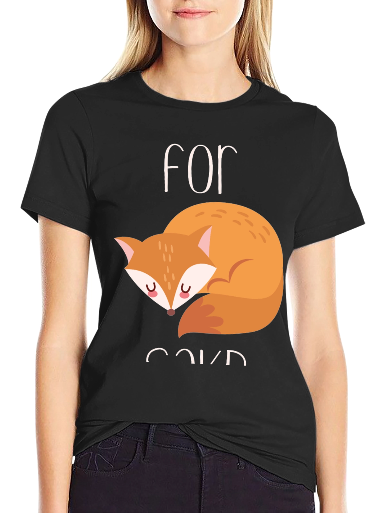 Cute Fox Graphic T-Shirt - Cozy and Stylish