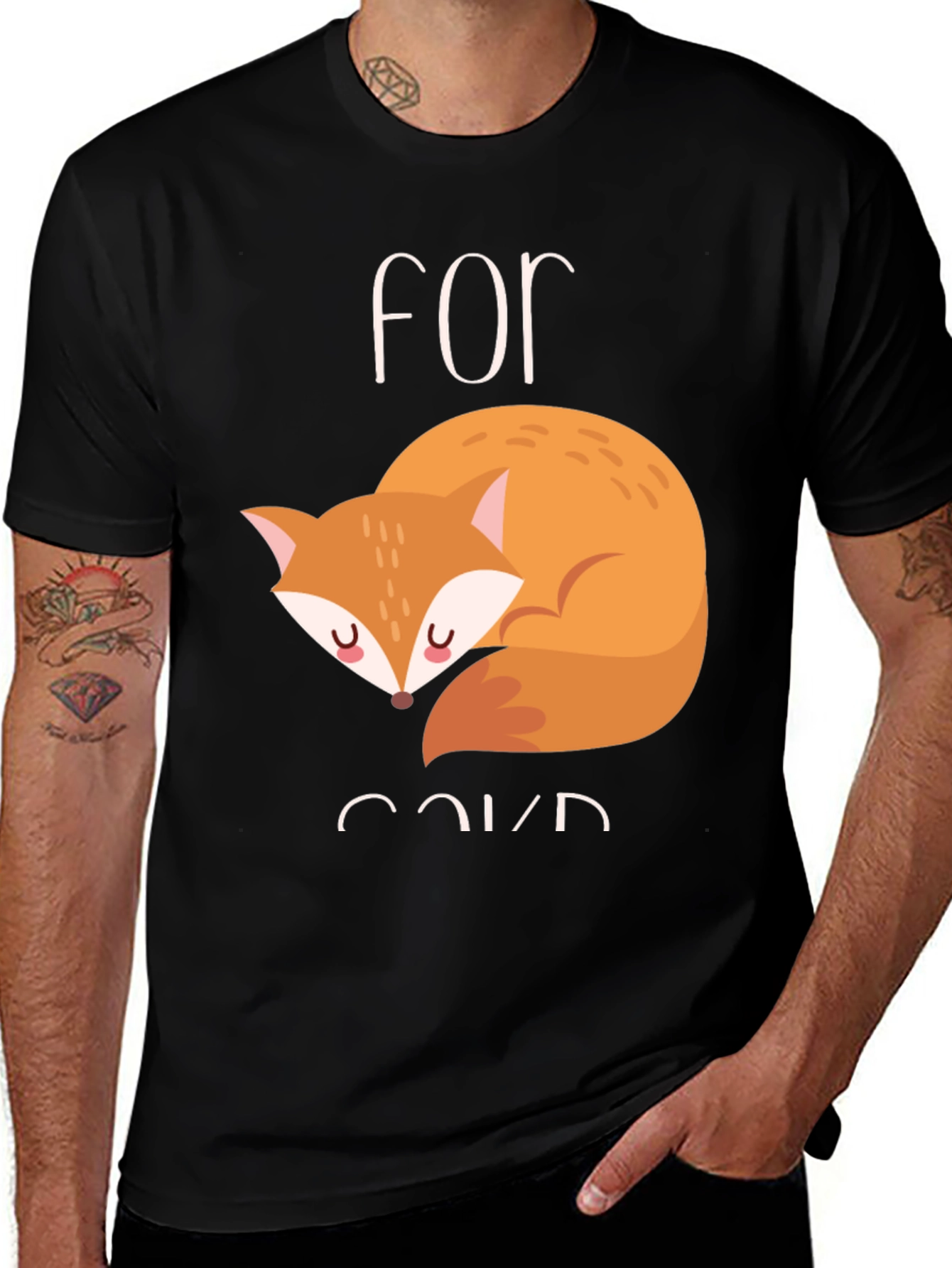 Cute Fox Graphic T-Shirt - Cozy and Stylish