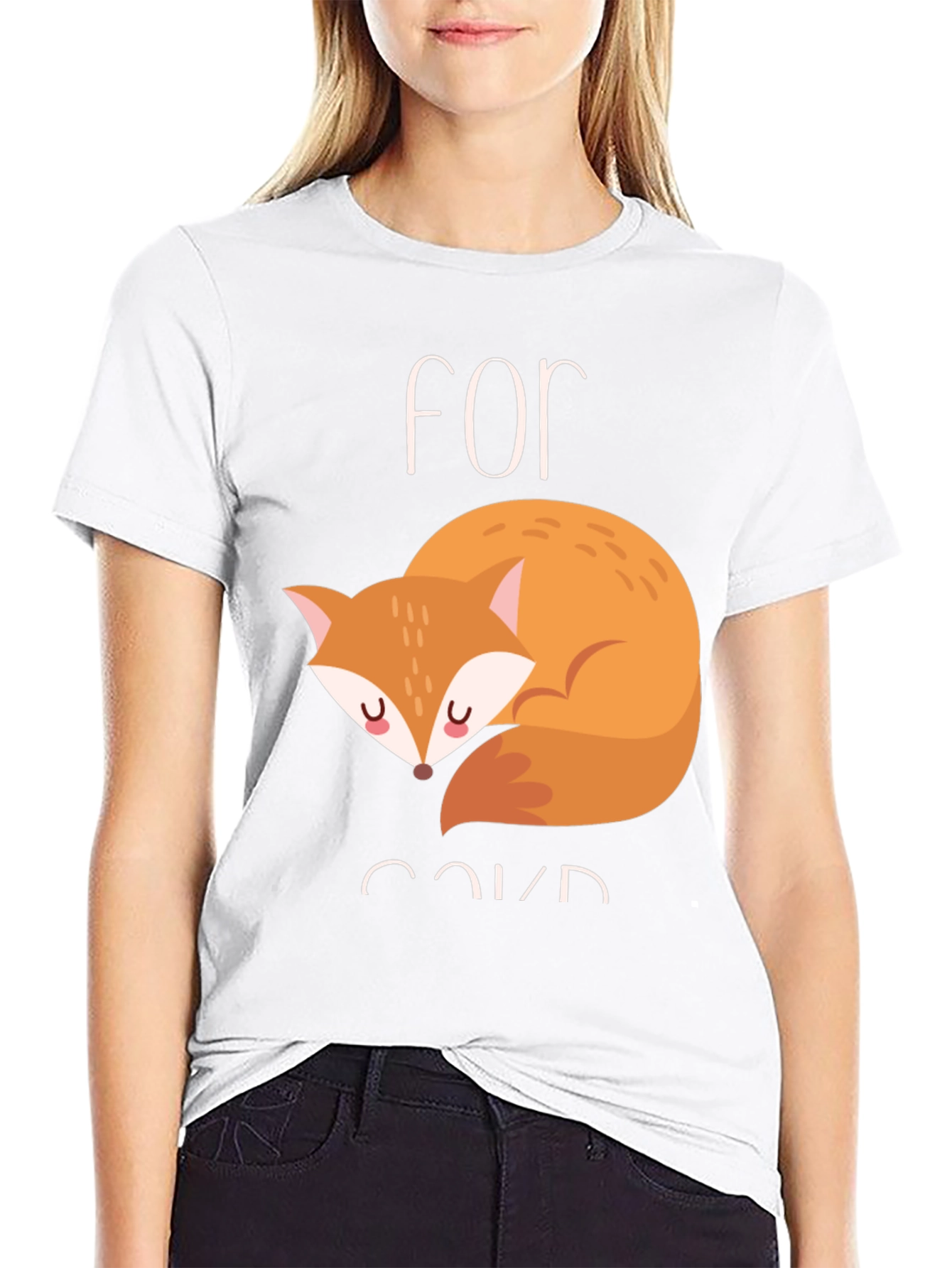 Cute Fox Graphic T-Shirt - Cozy and Stylish