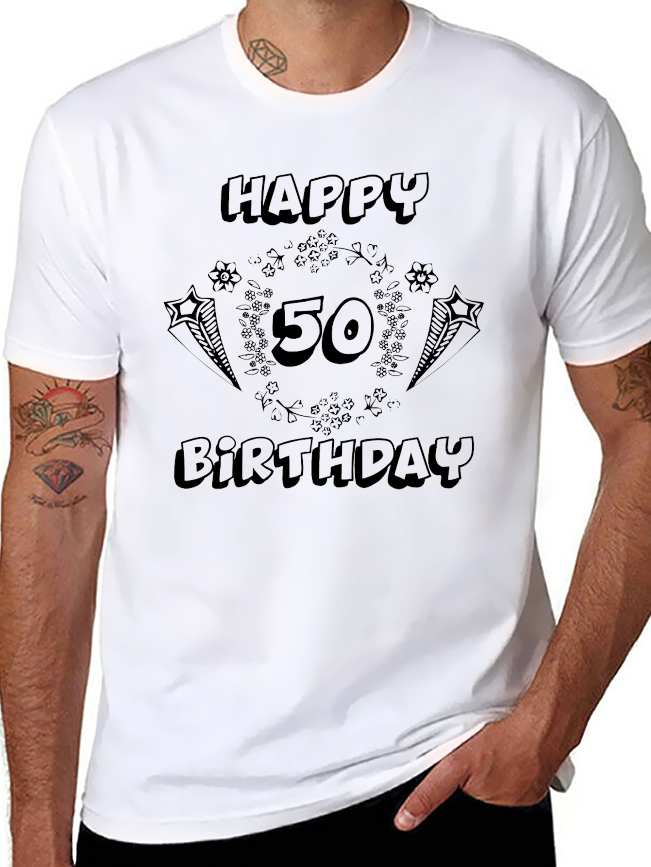 Happy 50th Birthday T-Shirt - Classic Tee