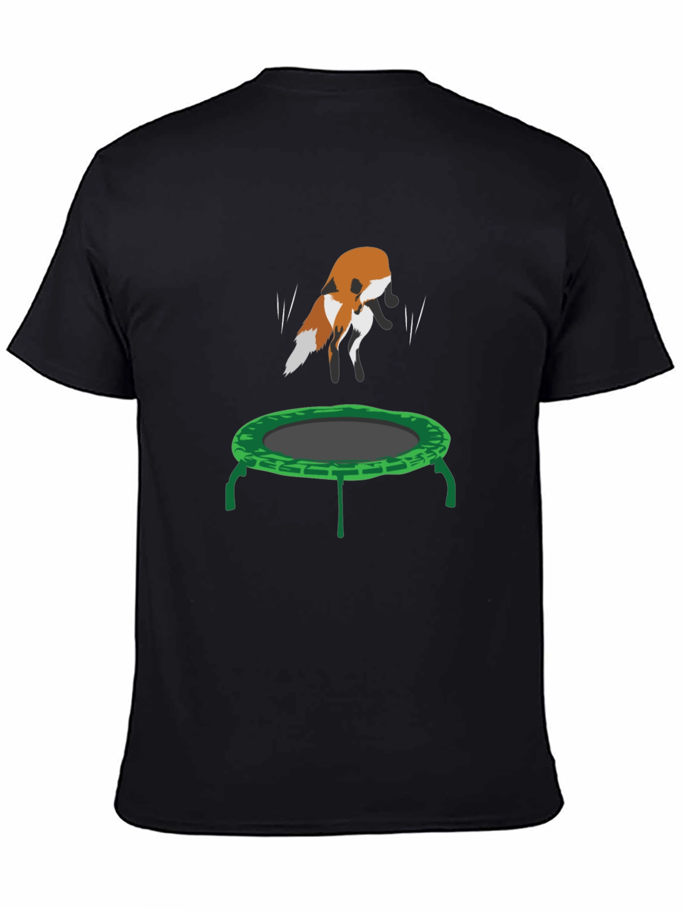 Fox Trampoline Graphic Tee - Fun Animal Design!