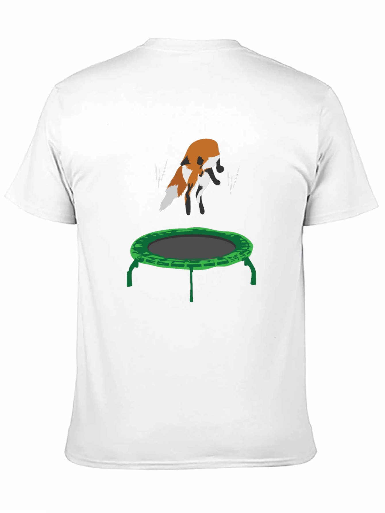 Fox Trampoline Graphic Tee - Fun Animal Design!