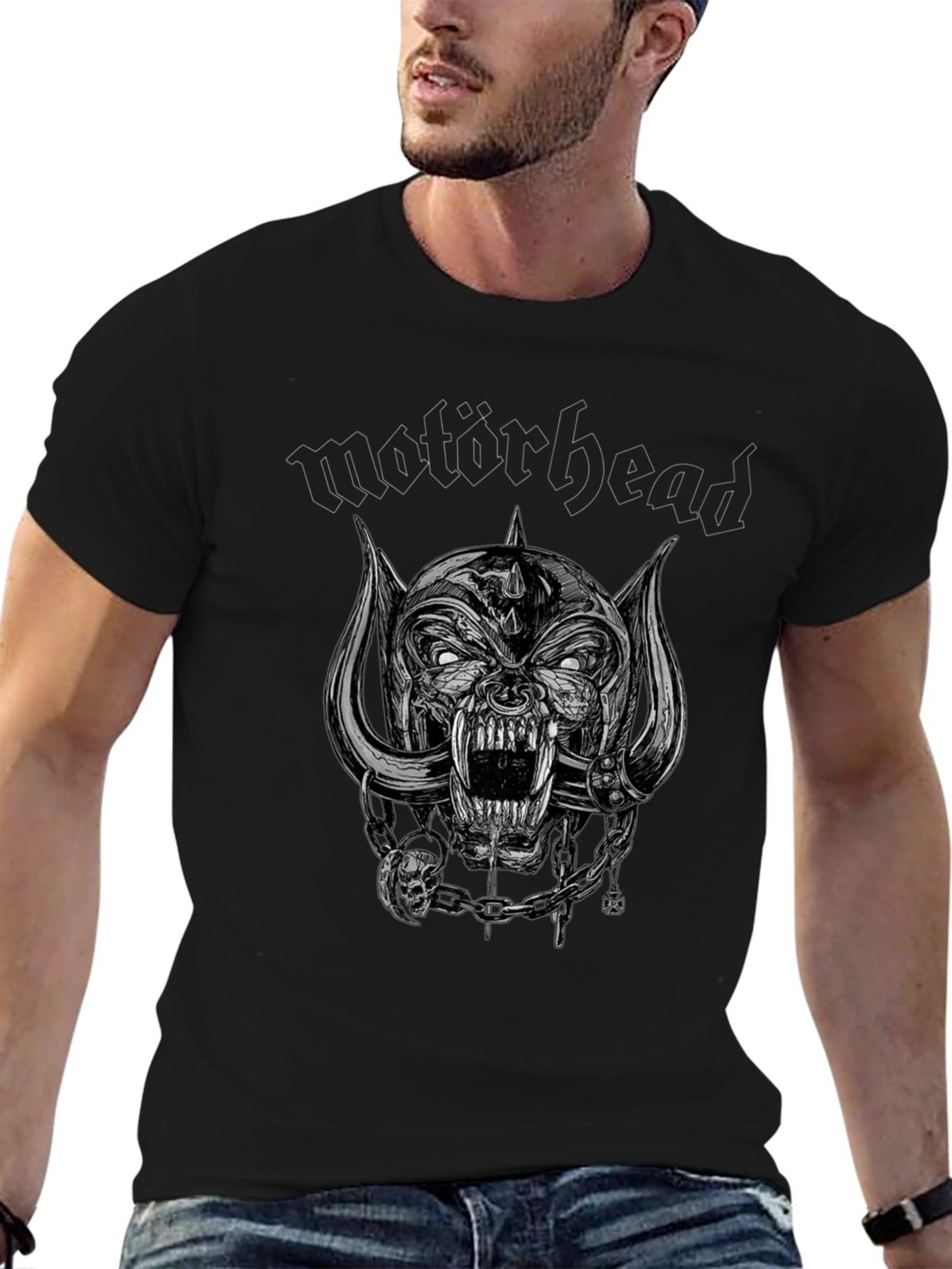 Motörhead Graphic Print T-Shirt - Classic Rock Tee