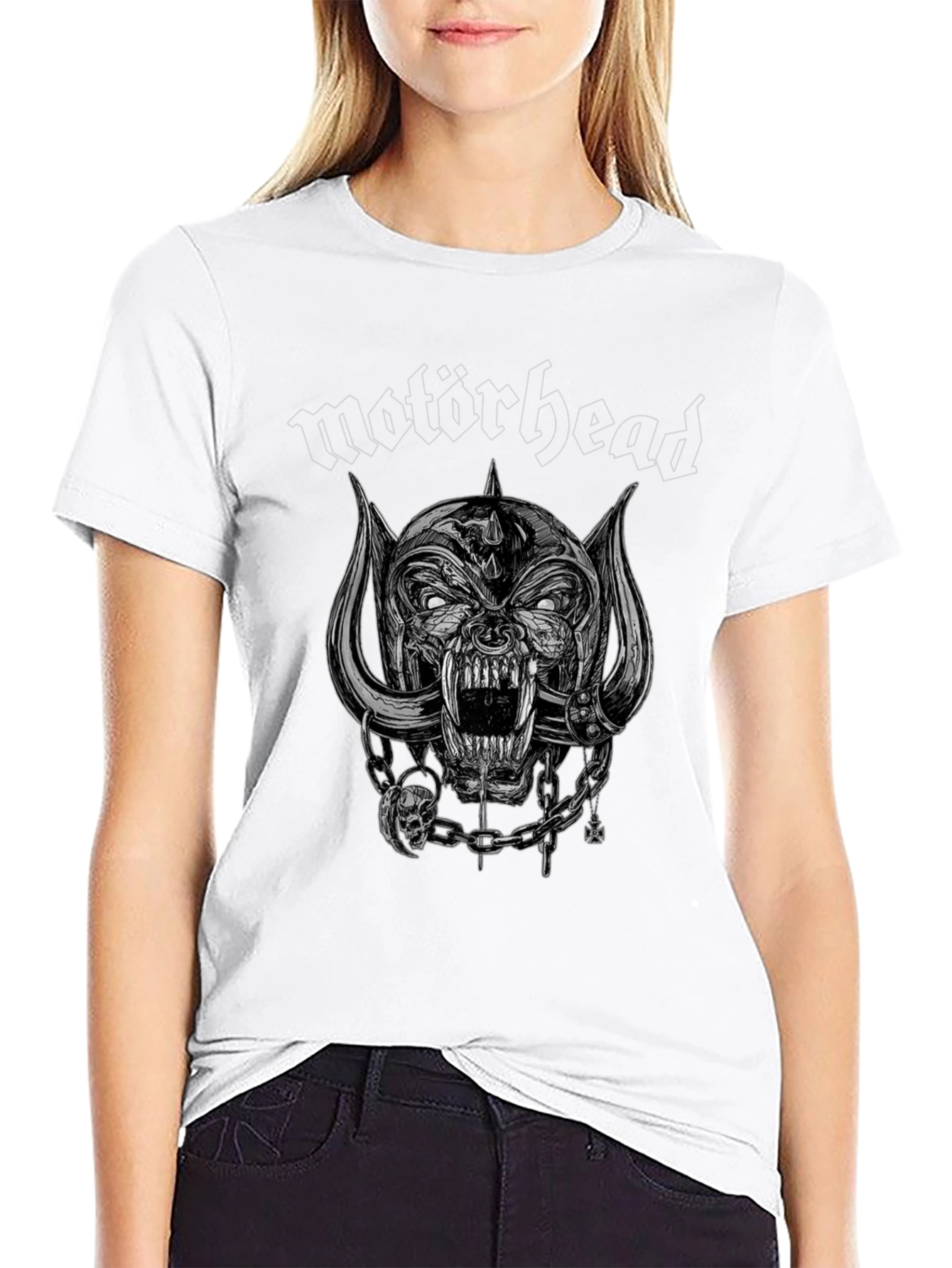 Motörhead Graphic Print T-Shirt - Classic Rock Tee