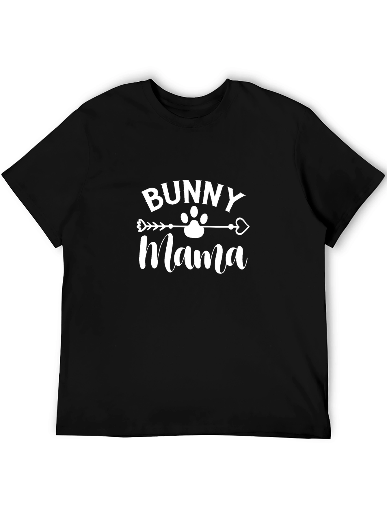 Bunny Mama Graphic T-Shirt - Black