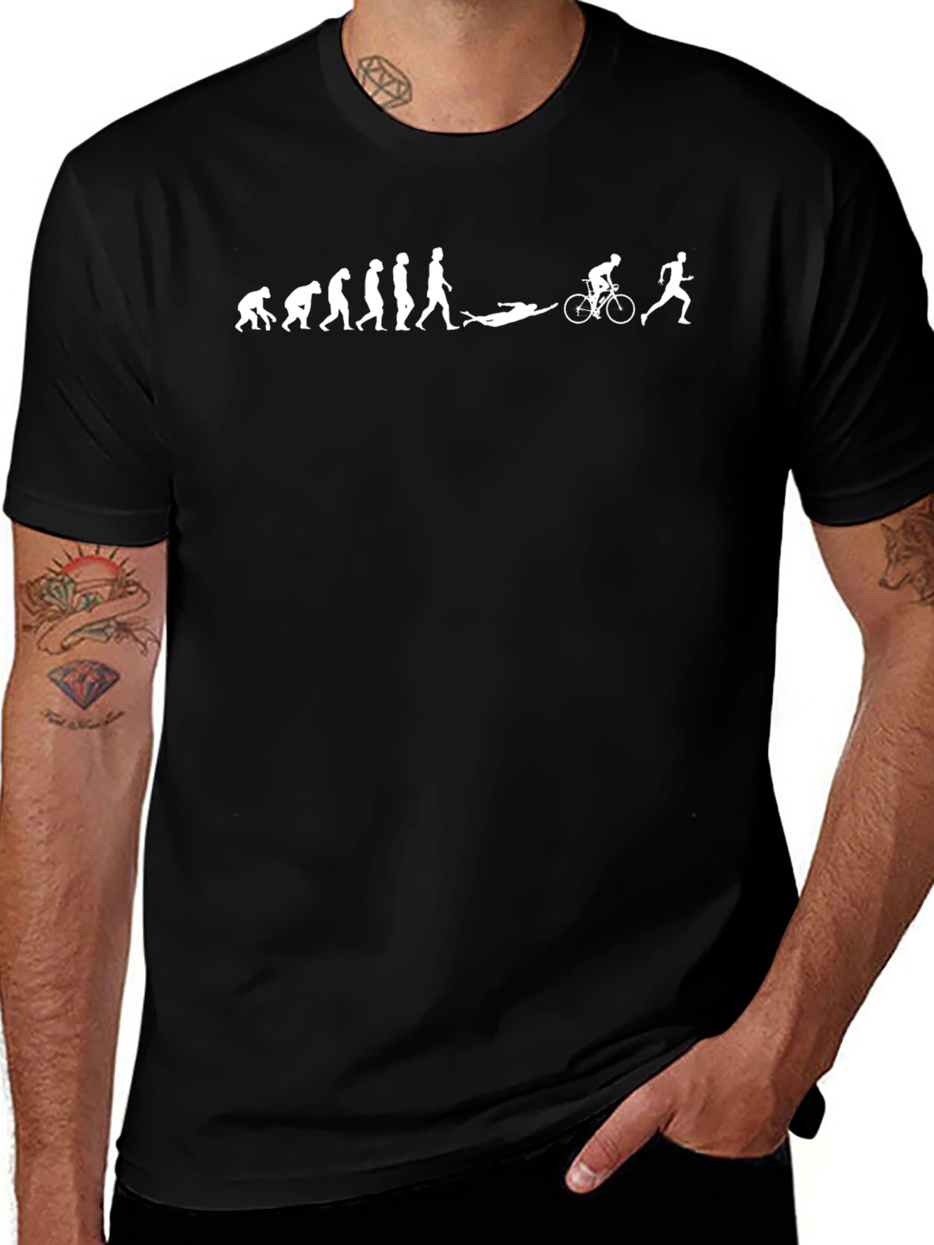 Triathlon Evolution T-Shirt - Black
