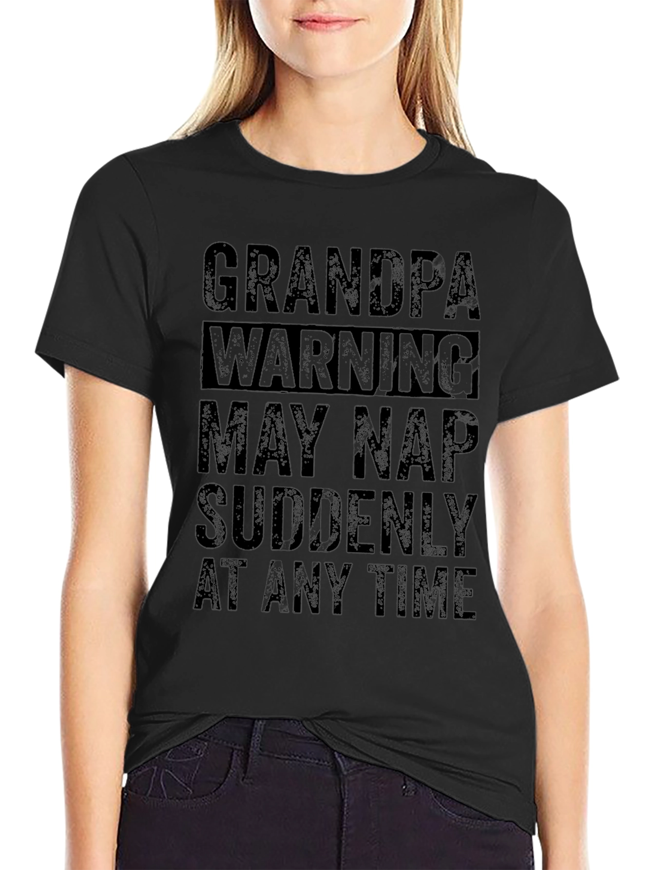 Grandpa Warning T-Shirt - Funny Nap Time Tee