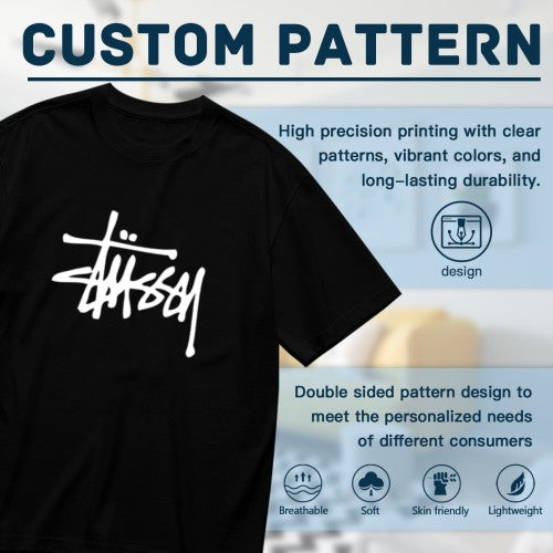 Stussy Classic Logo T-Shirt | Premium 200g Cotton Build | Street Style Must-Have | S–3XL
