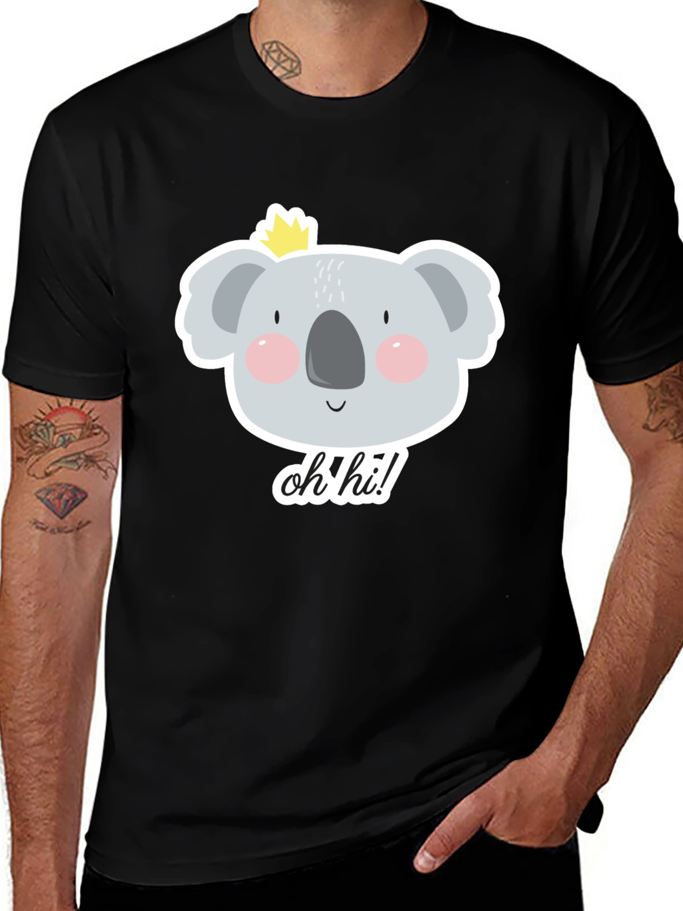 Cute Koala T-Shirt - Oh Hi! Graphic Tee