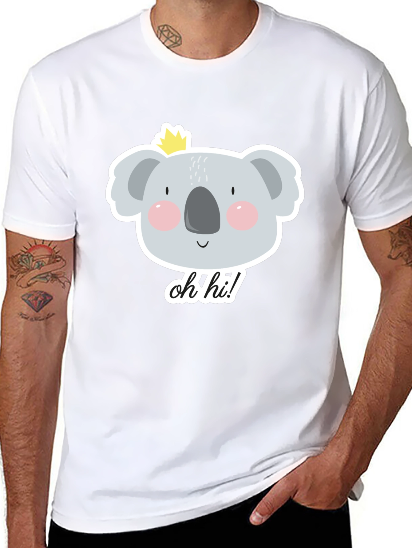 Cute Koala T-Shirt - Oh Hi! Graphic Tee