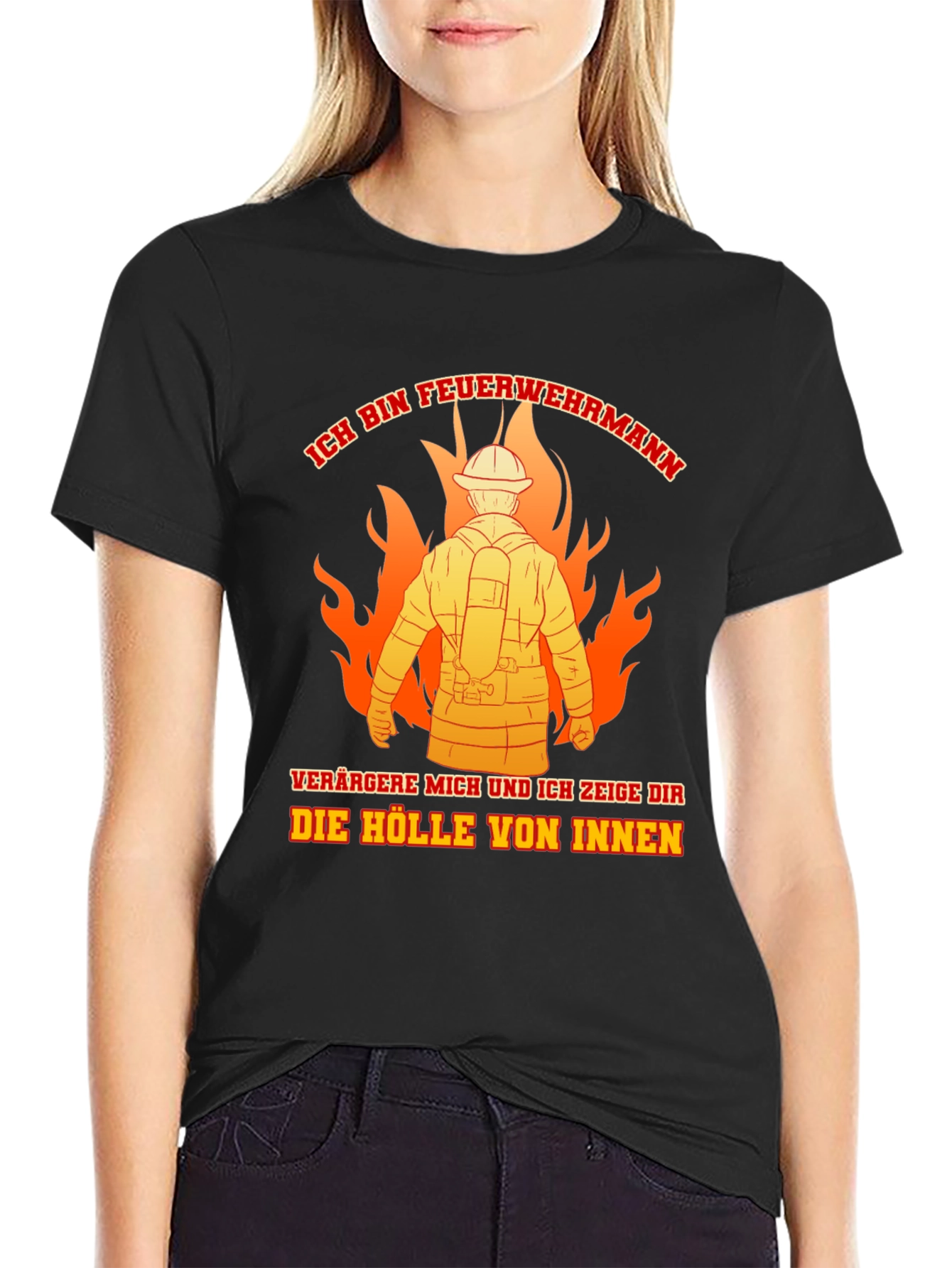 Firefighter T-Shirt: Ich Bin Feuerwehrmann