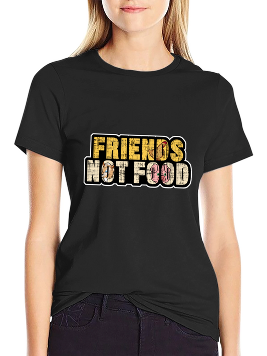 Friends Not Food T-Shirt - Vegan Animal Rights Tee