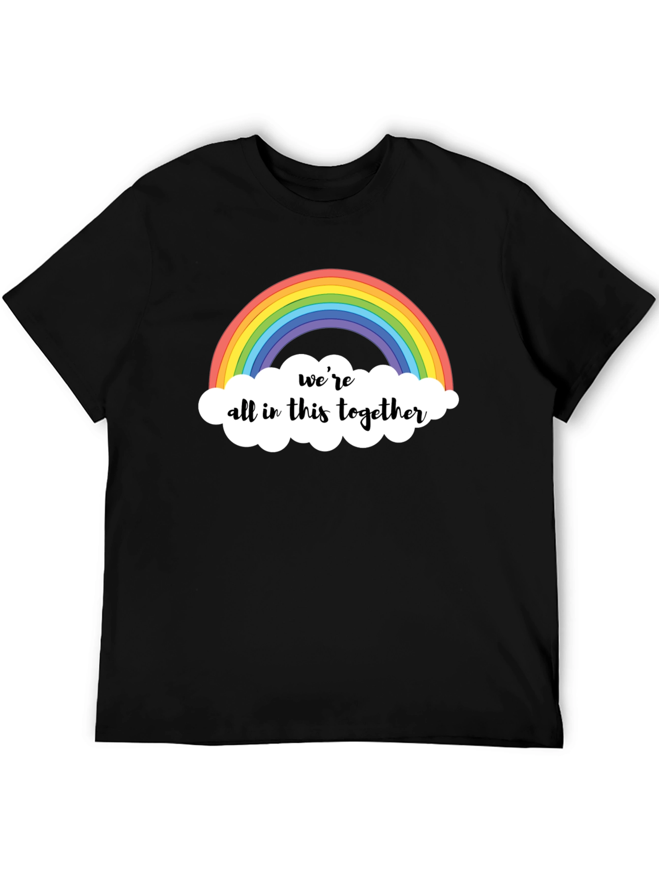 Rainbow Were All In This Together Graphic Tee