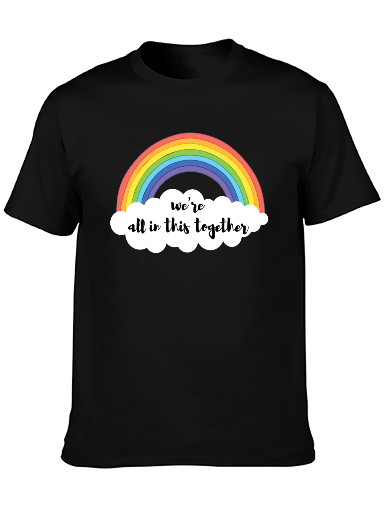 Rainbow Were All In This Together Graphic Tee