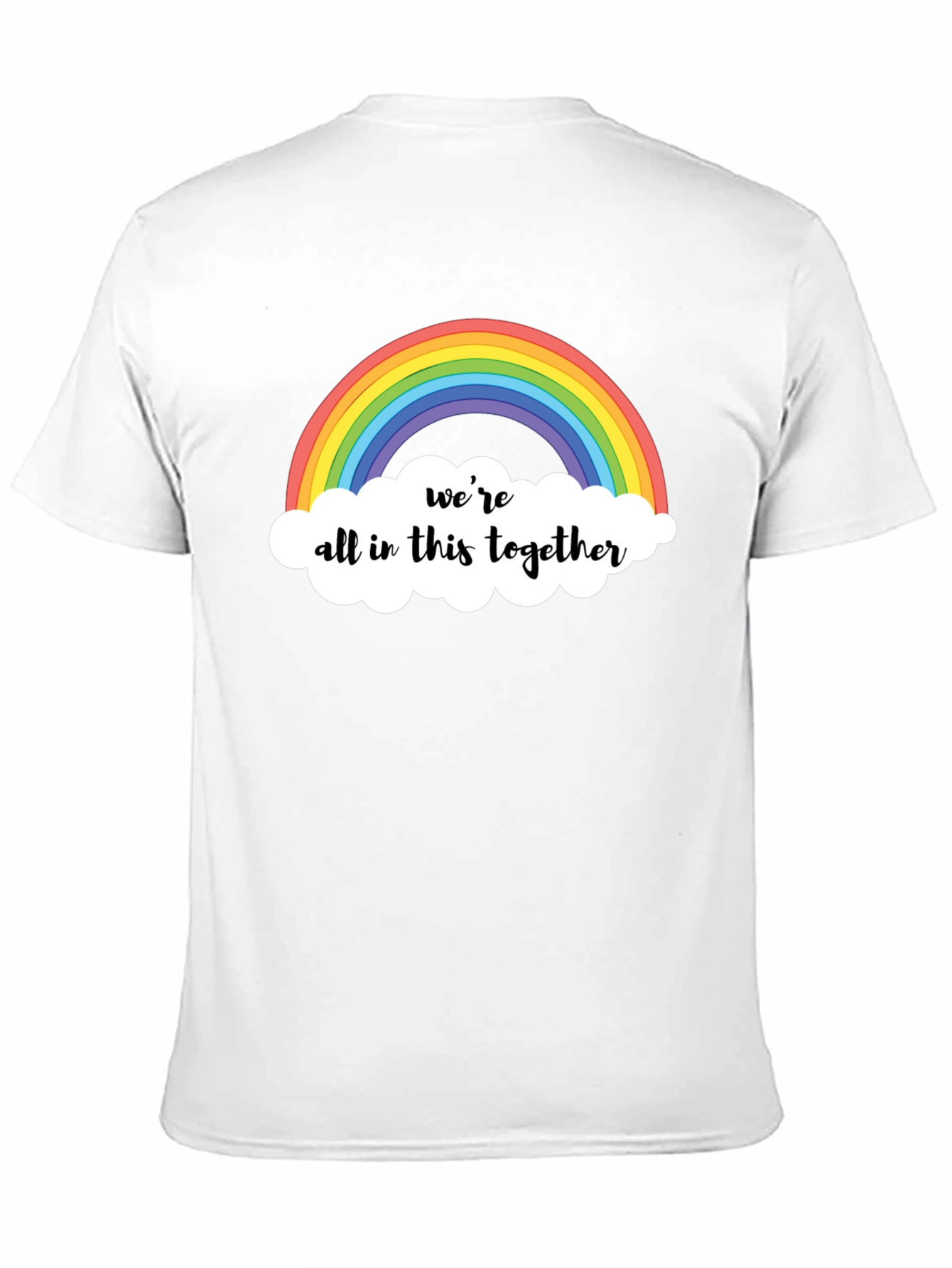 Rainbow Were All In This Together Graphic Tee
