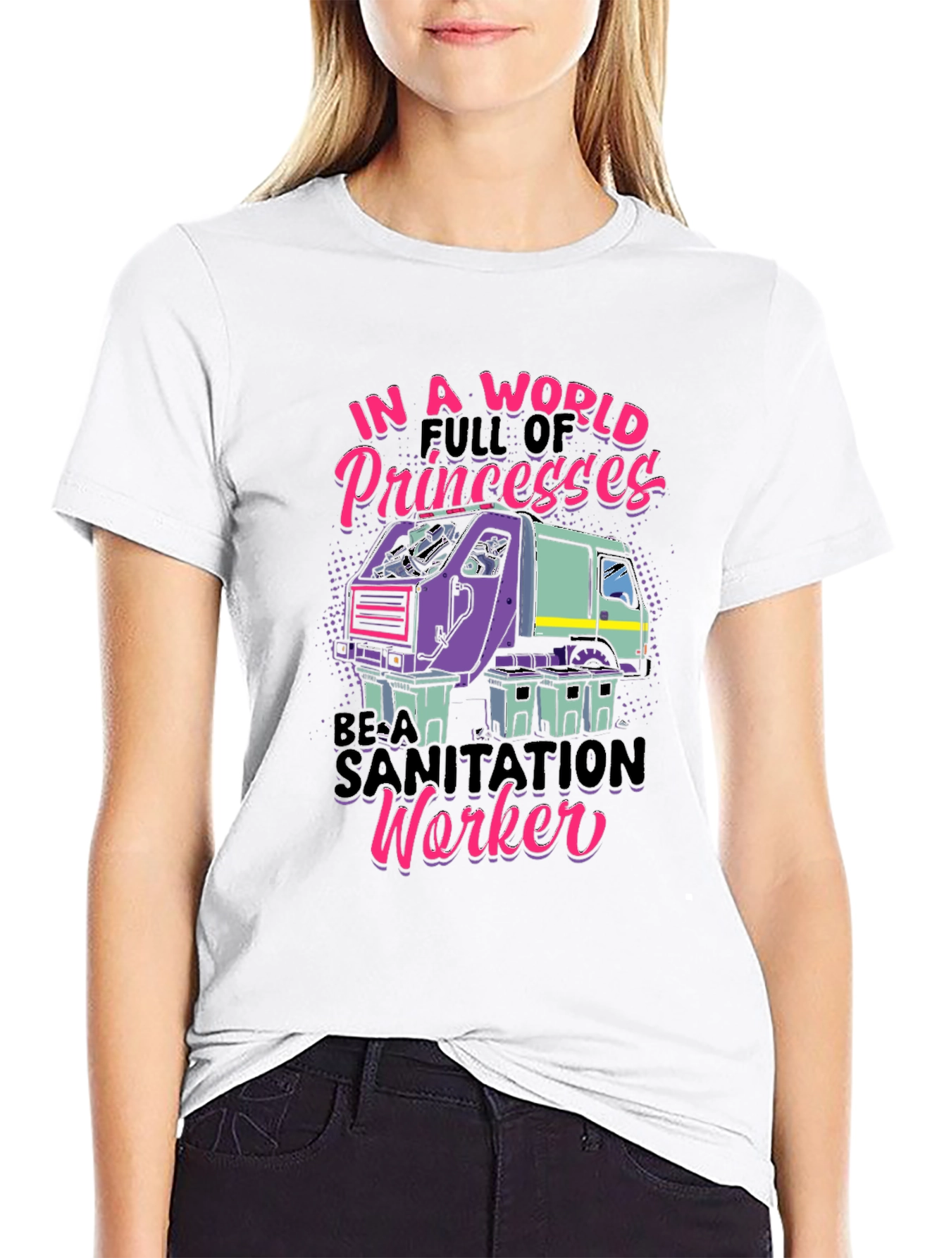 Sanitation Worker Graphic T-Shirt