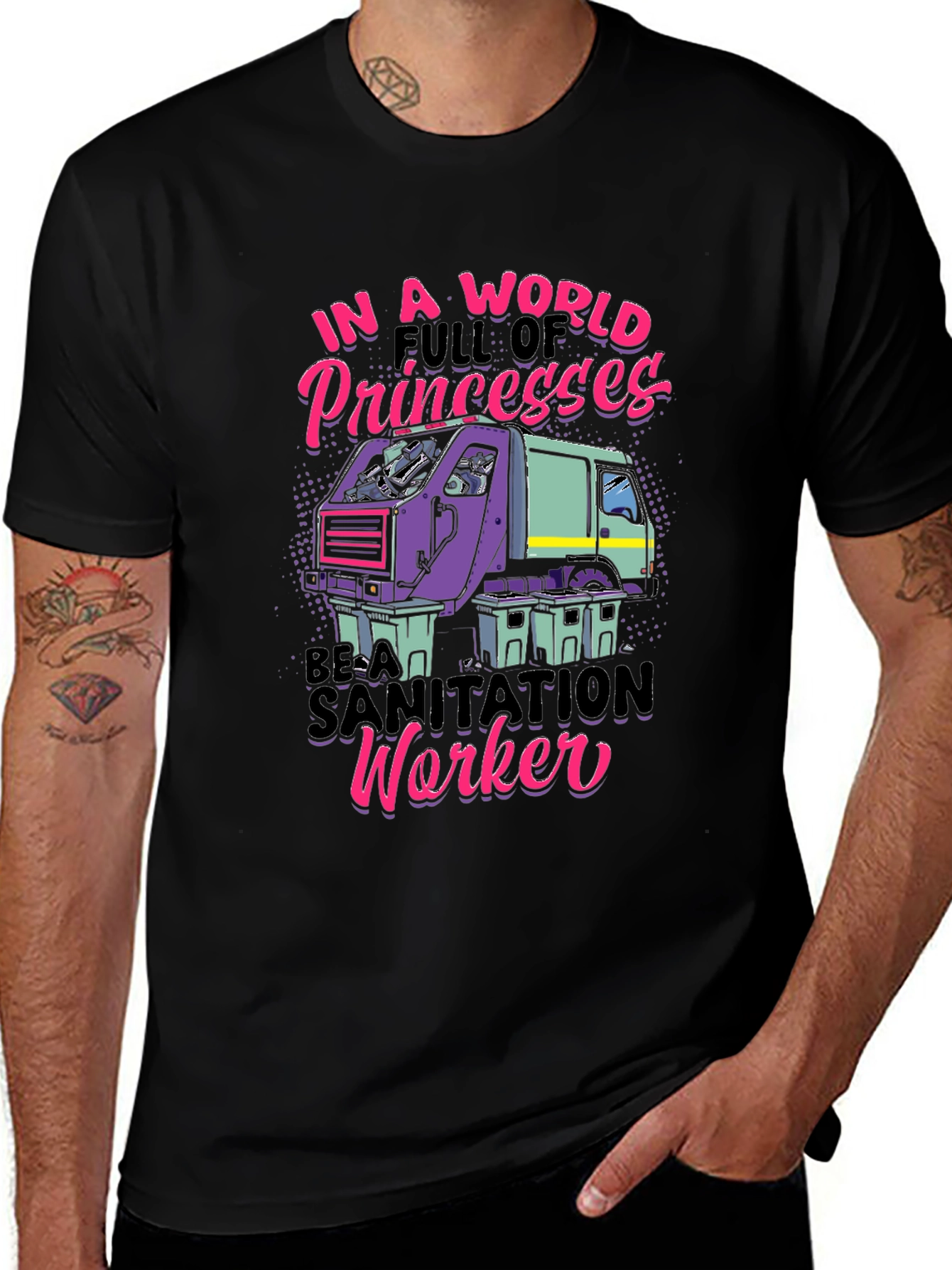 Sanitation Worker Graphic T-Shirt