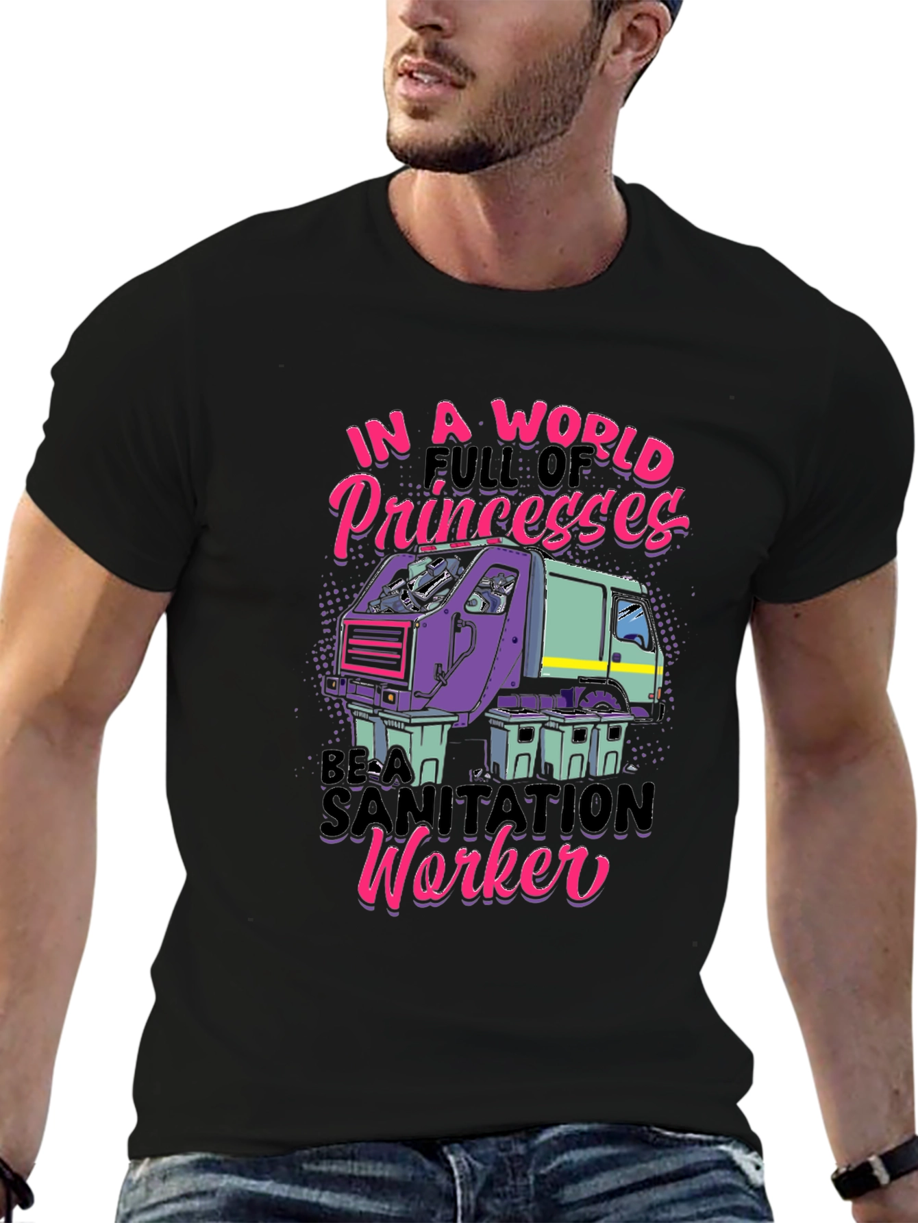 Sanitation Worker Graphic T-Shirt