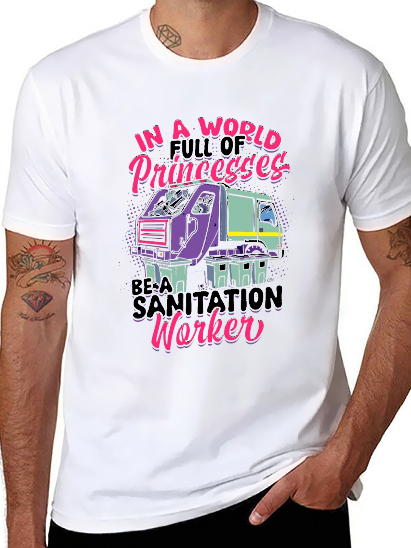 Sanitation Worker Graphic T-Shirt