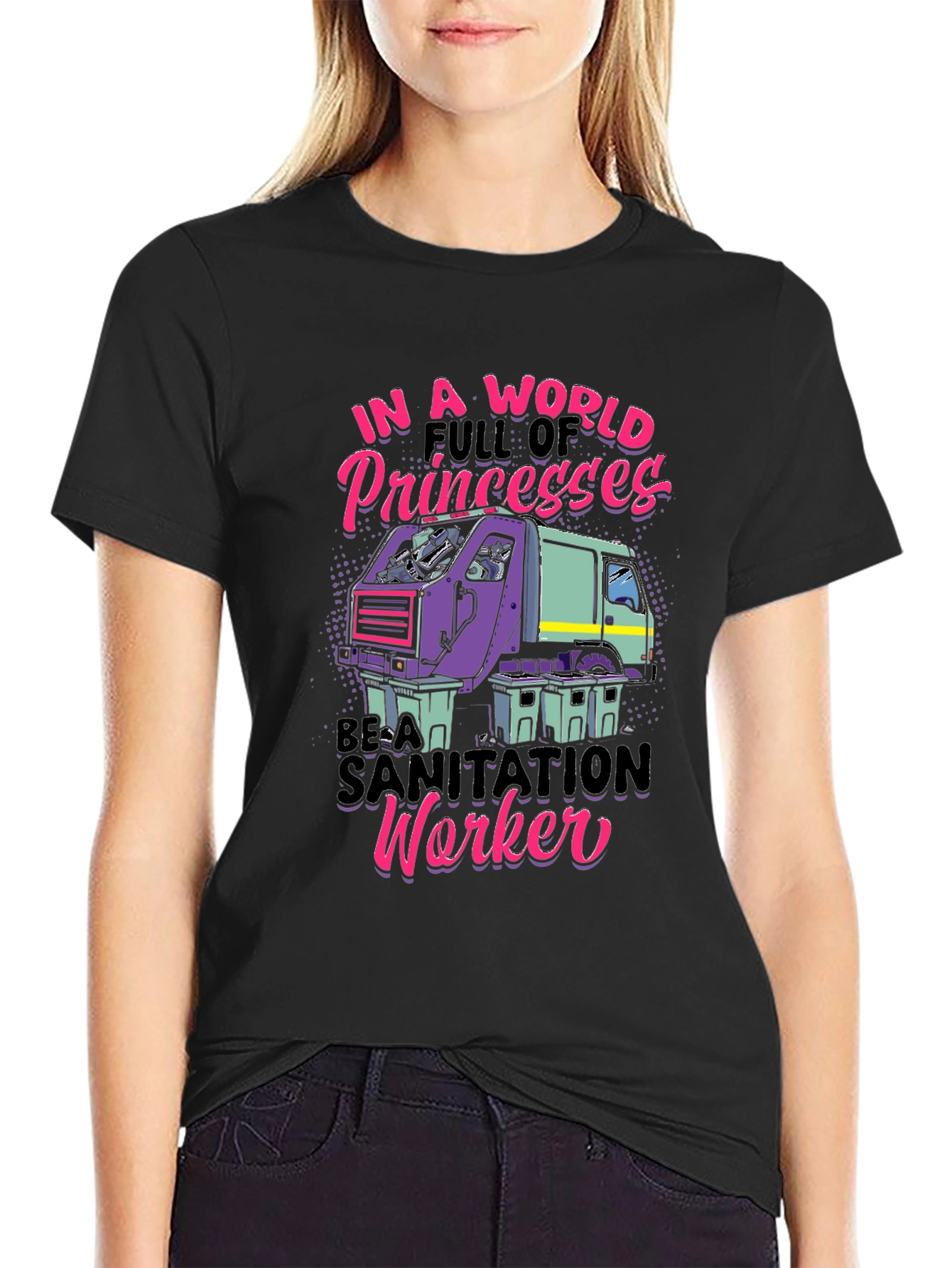 Sanitation Worker Graphic T-Shirt